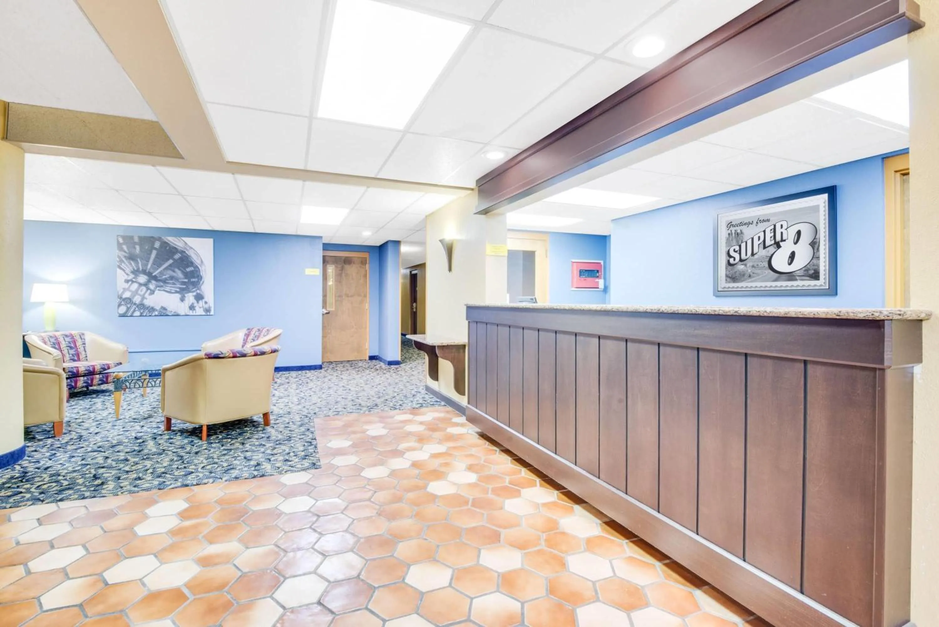 Lobby or reception in Super 8 by Wyndham Port Clinton