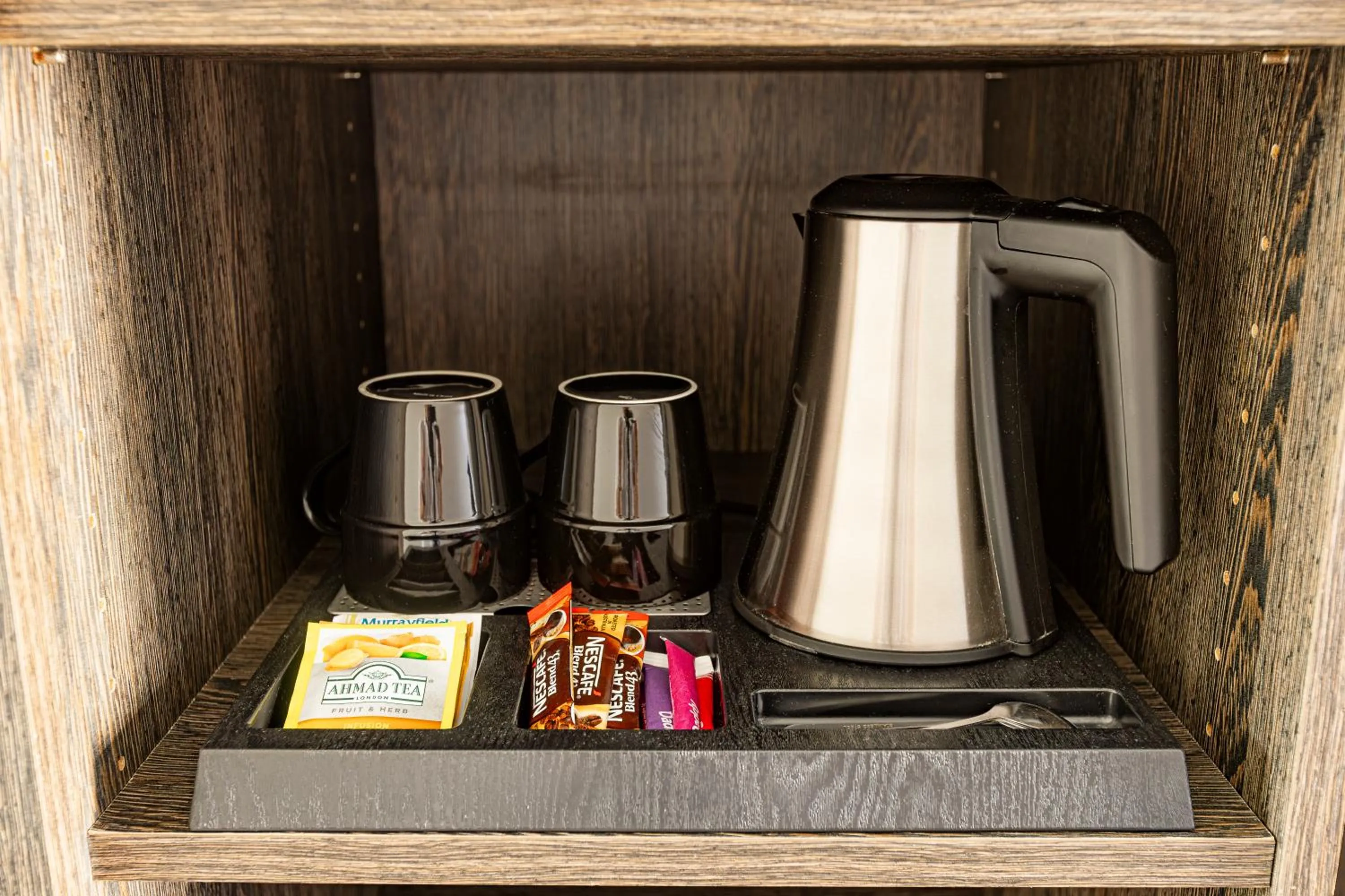 Coffee/tea facilities in Hotel Beaurivage