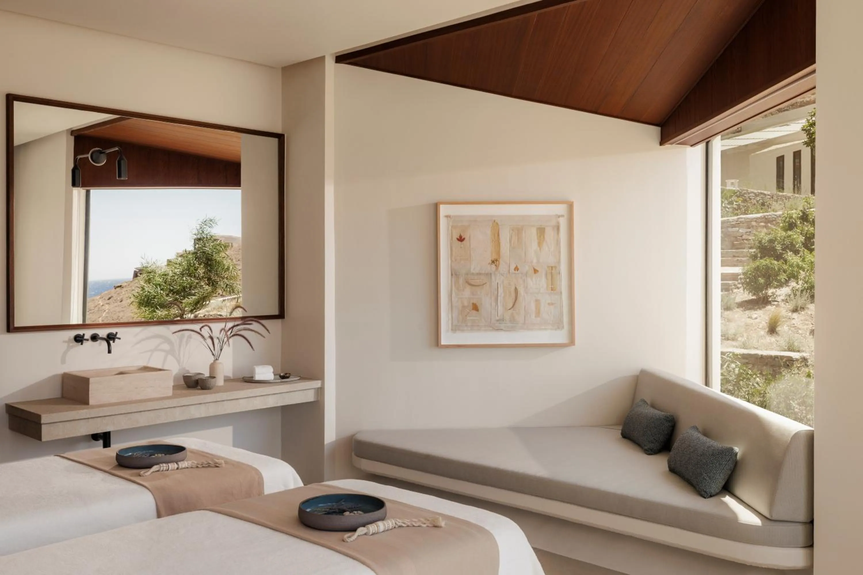 Spa and wellness centre/facilities, Bed in One&Only Kéa Island