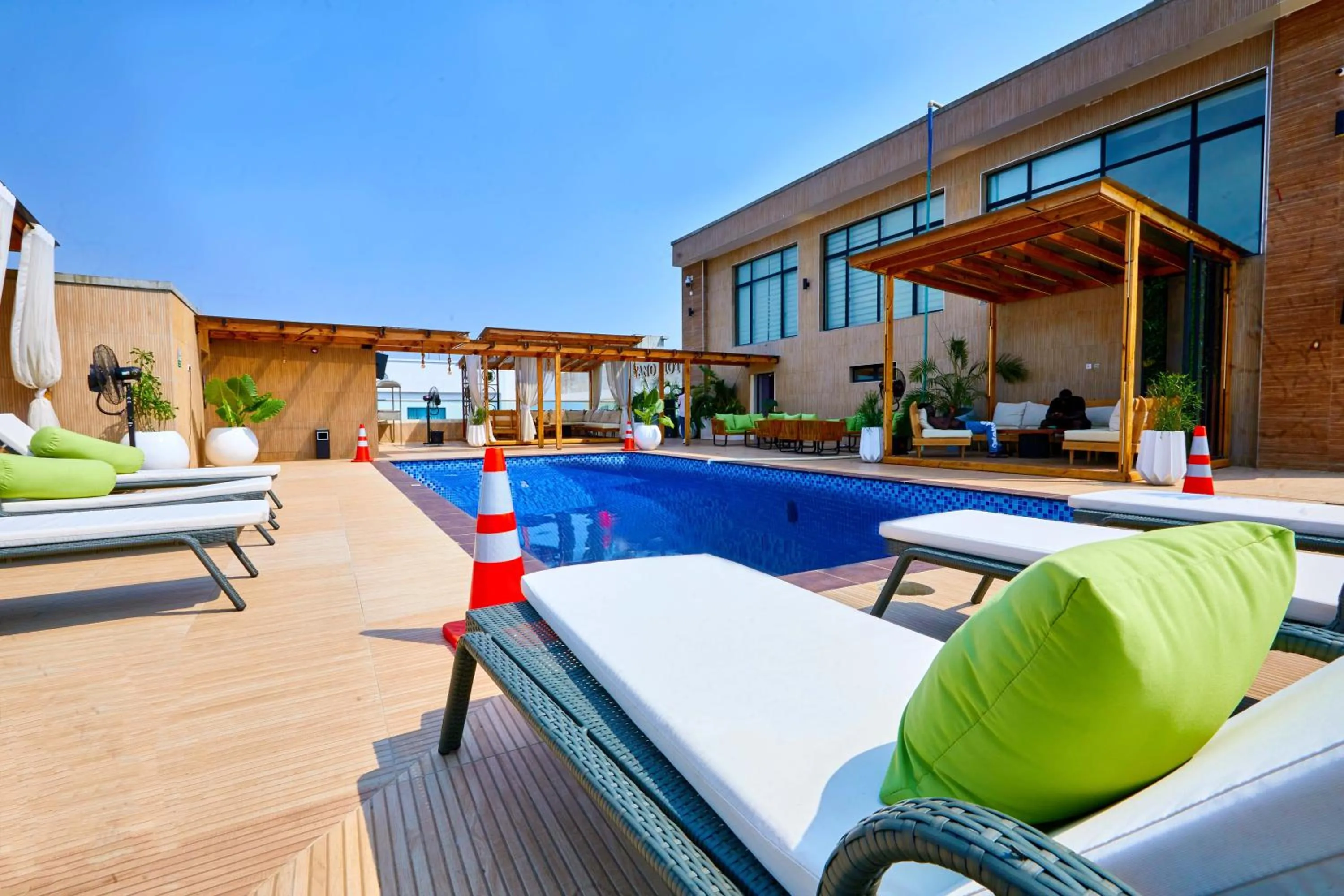 Pool view in Vintano Hotel