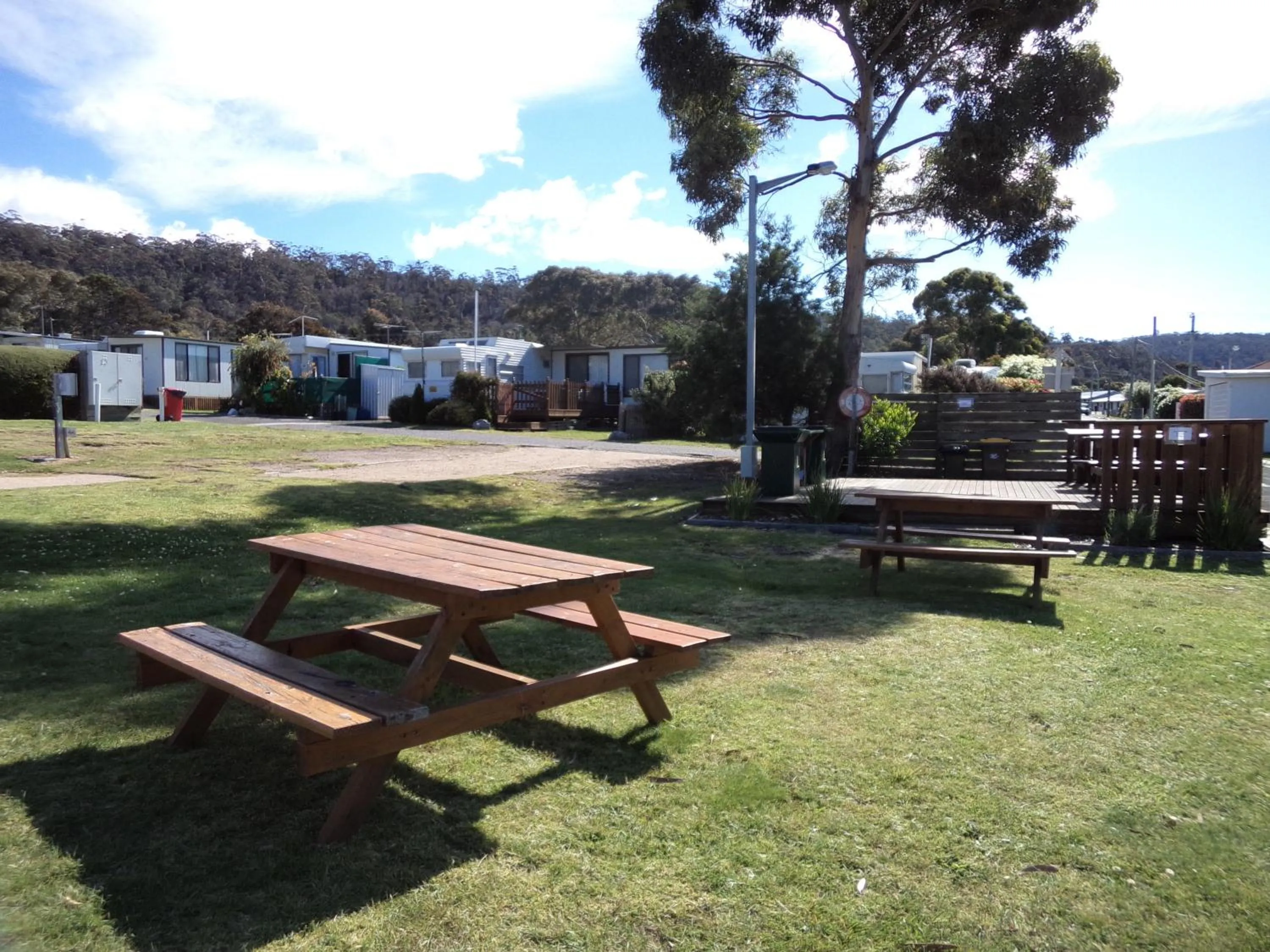 Garden in Bicheno East Coast Holiday Park