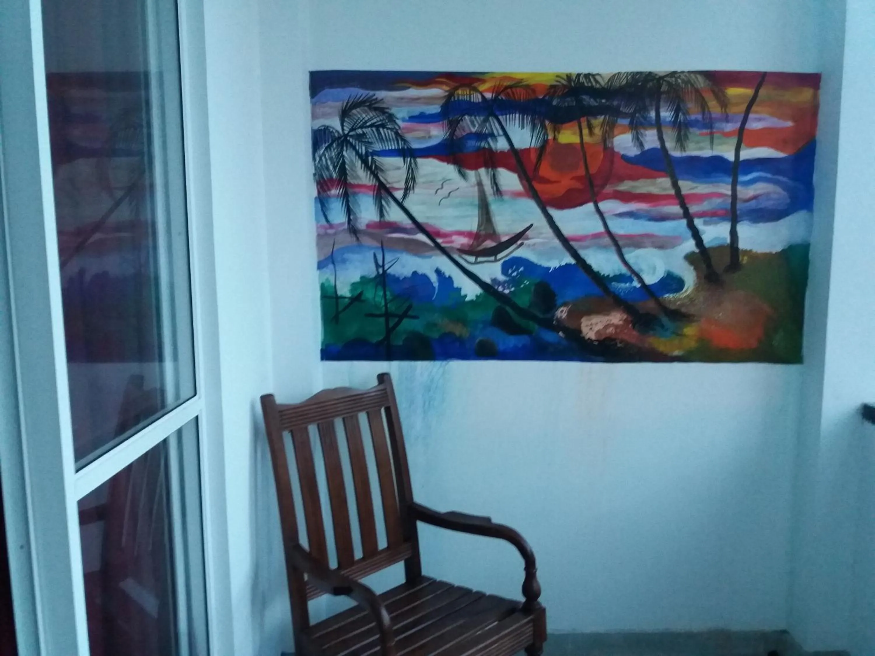 Decorative detail in Peacock Wings Guest