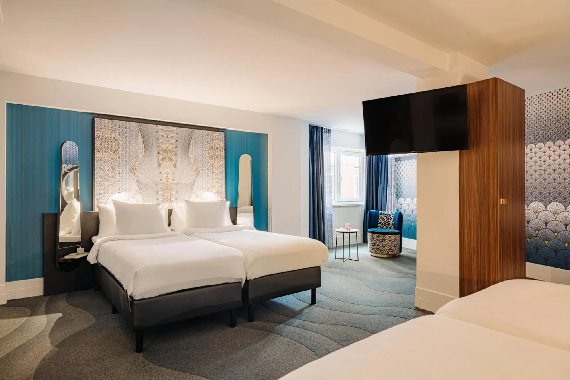 Bedroom, Bed in Eden Hotel Amsterdam