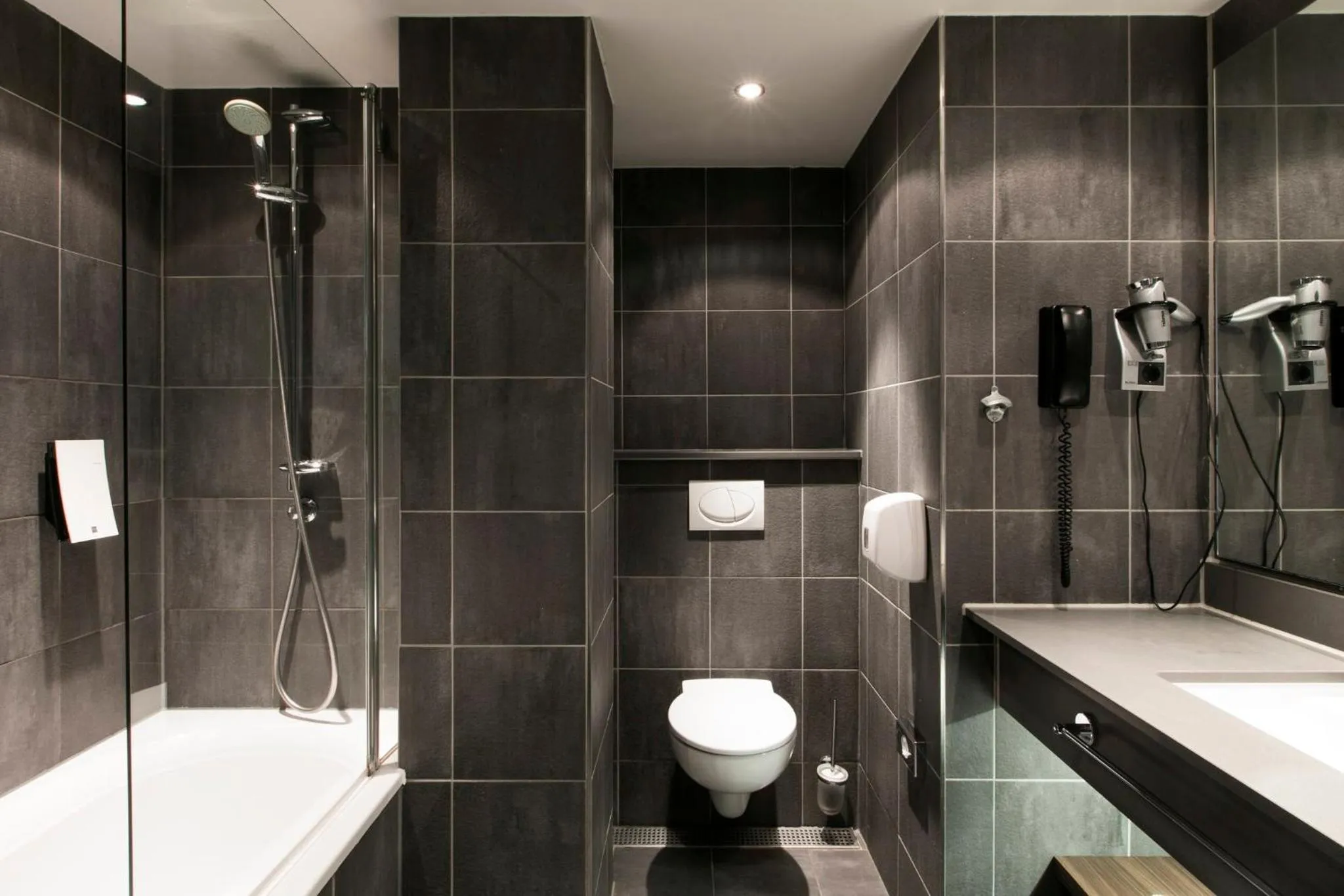 Bathroom in NYX Hotel Amsterdam Rembrandt Square