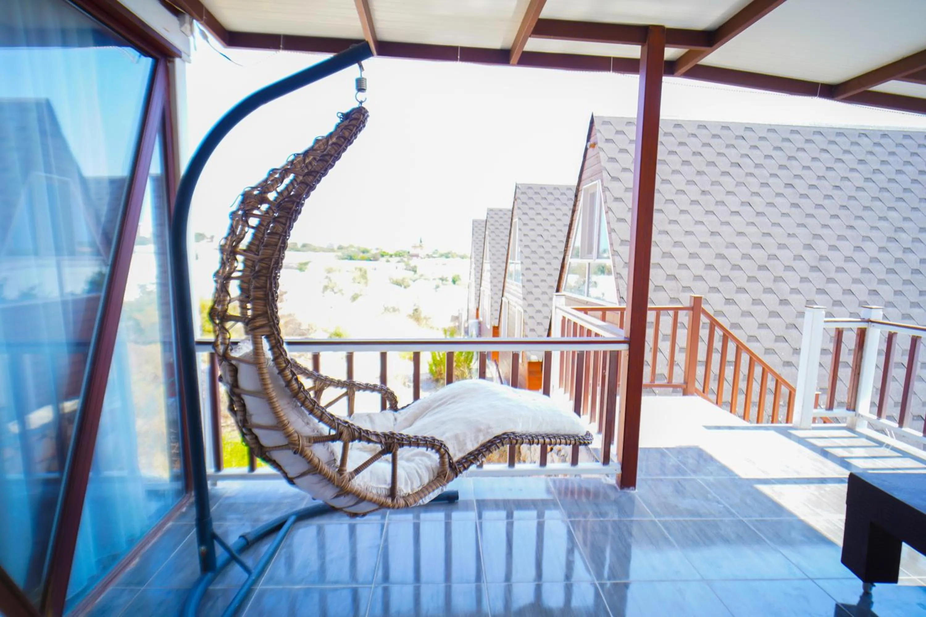 Patio in Bu Bungalow Hotel