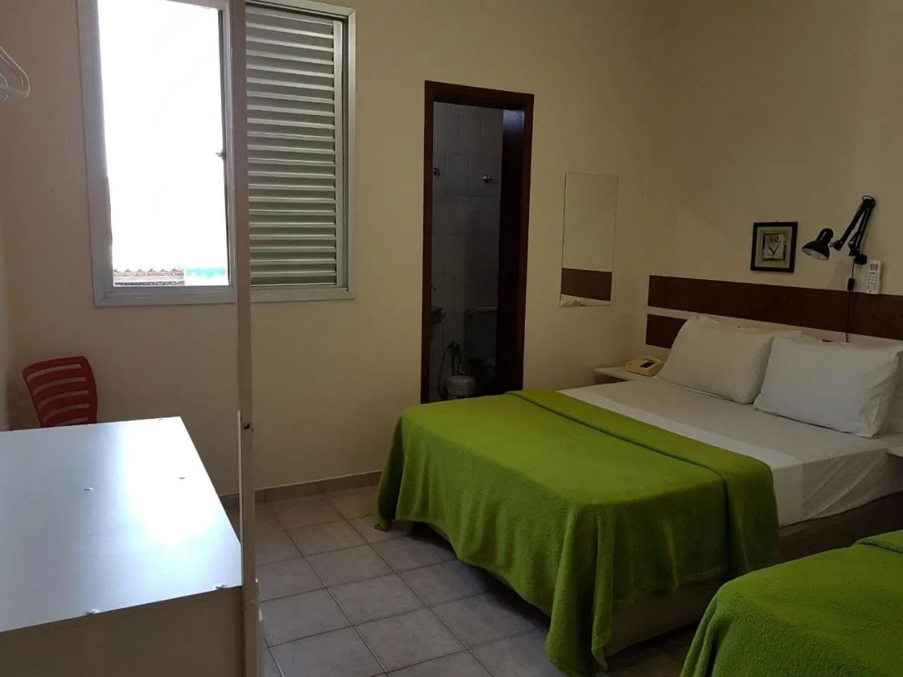 Bed in Hotel Minastur