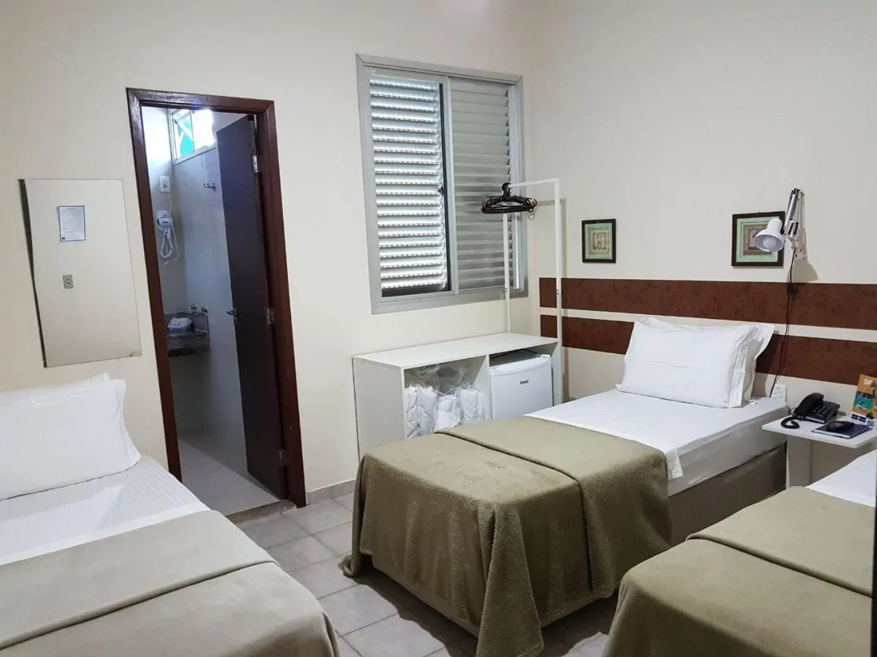 Bed in Hotel Minastur