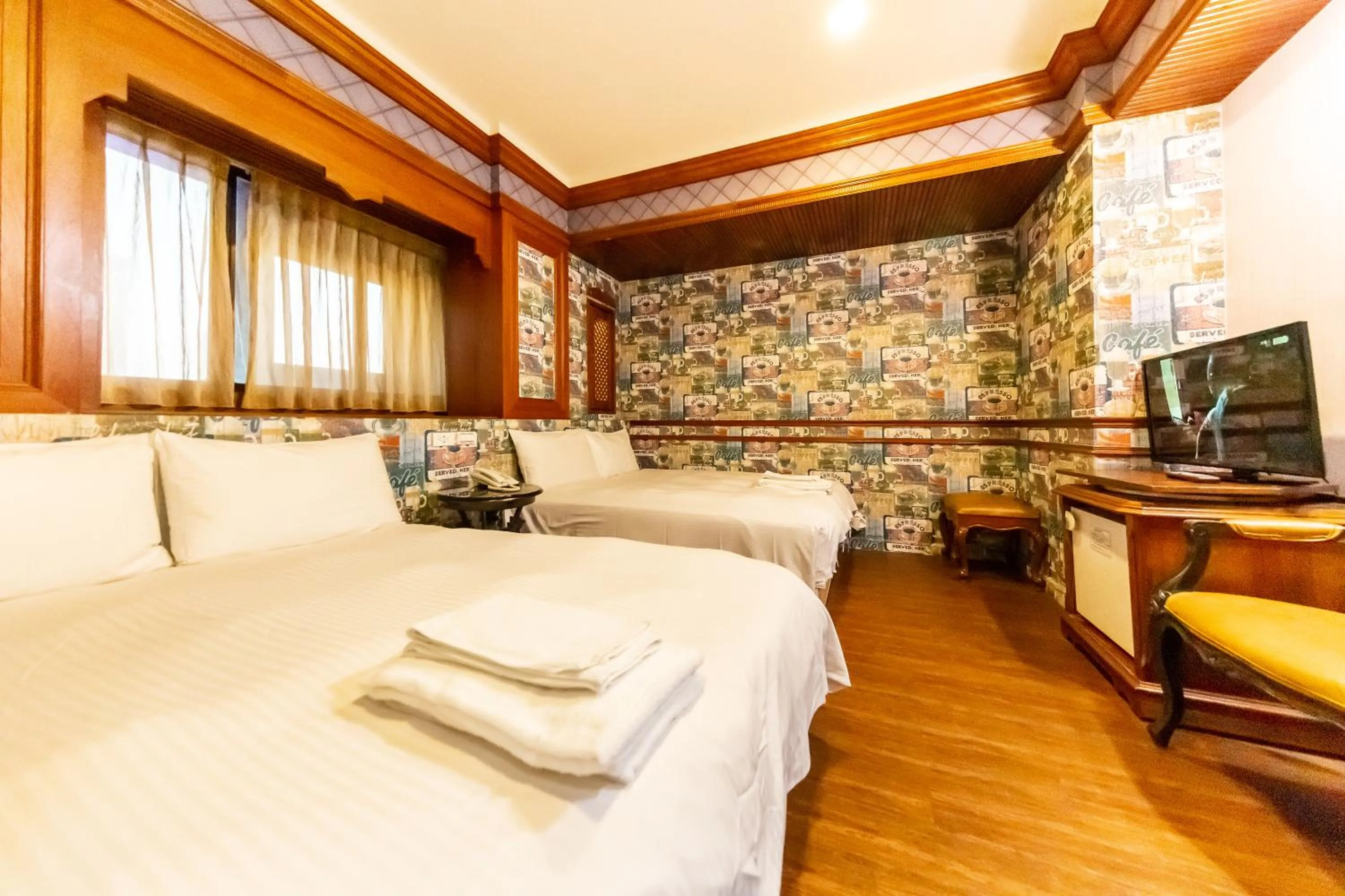 Bed in I HI Sanduo Travel Hotel