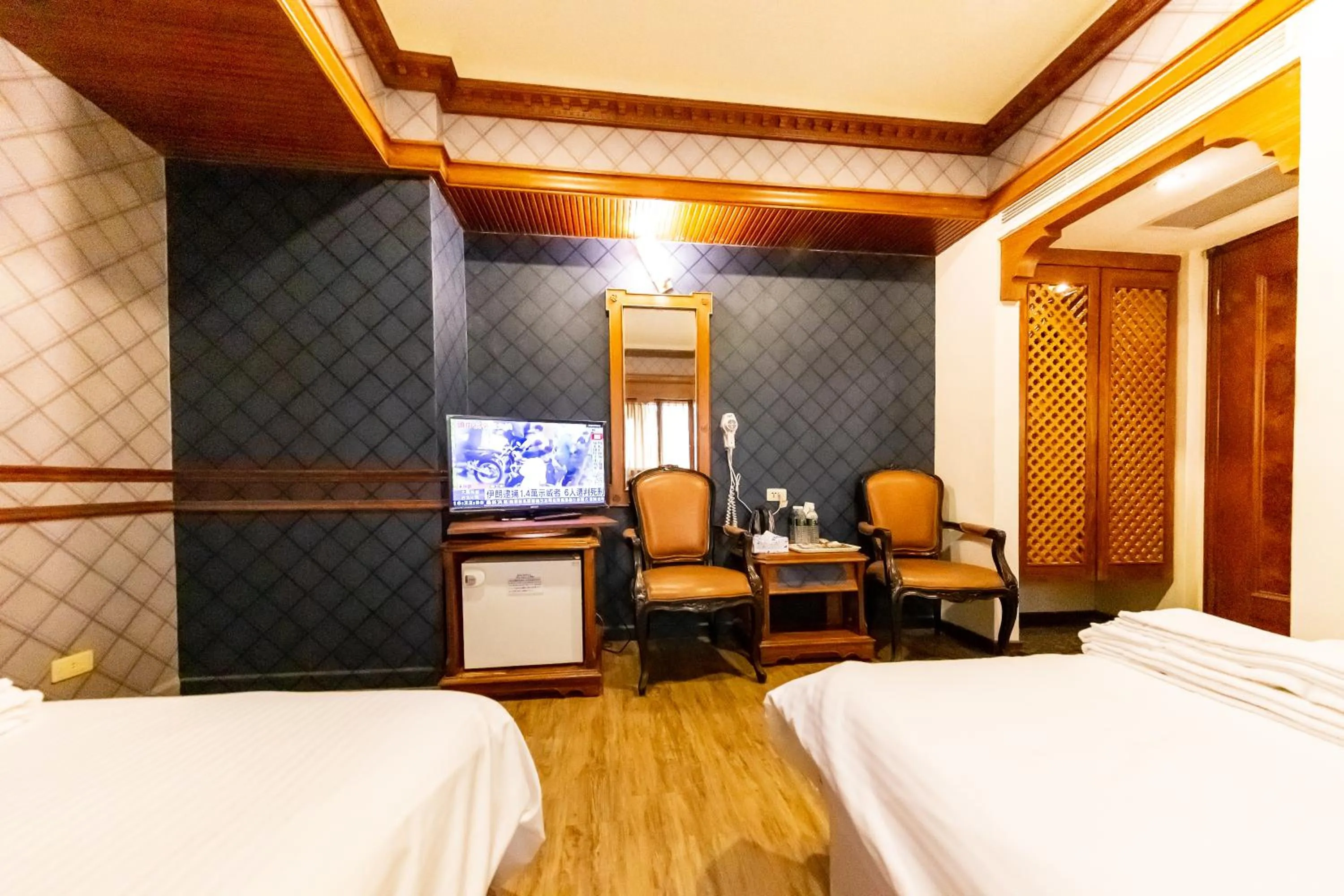 TV and multimedia, Bed in I HI Sanduo Travel Hotel