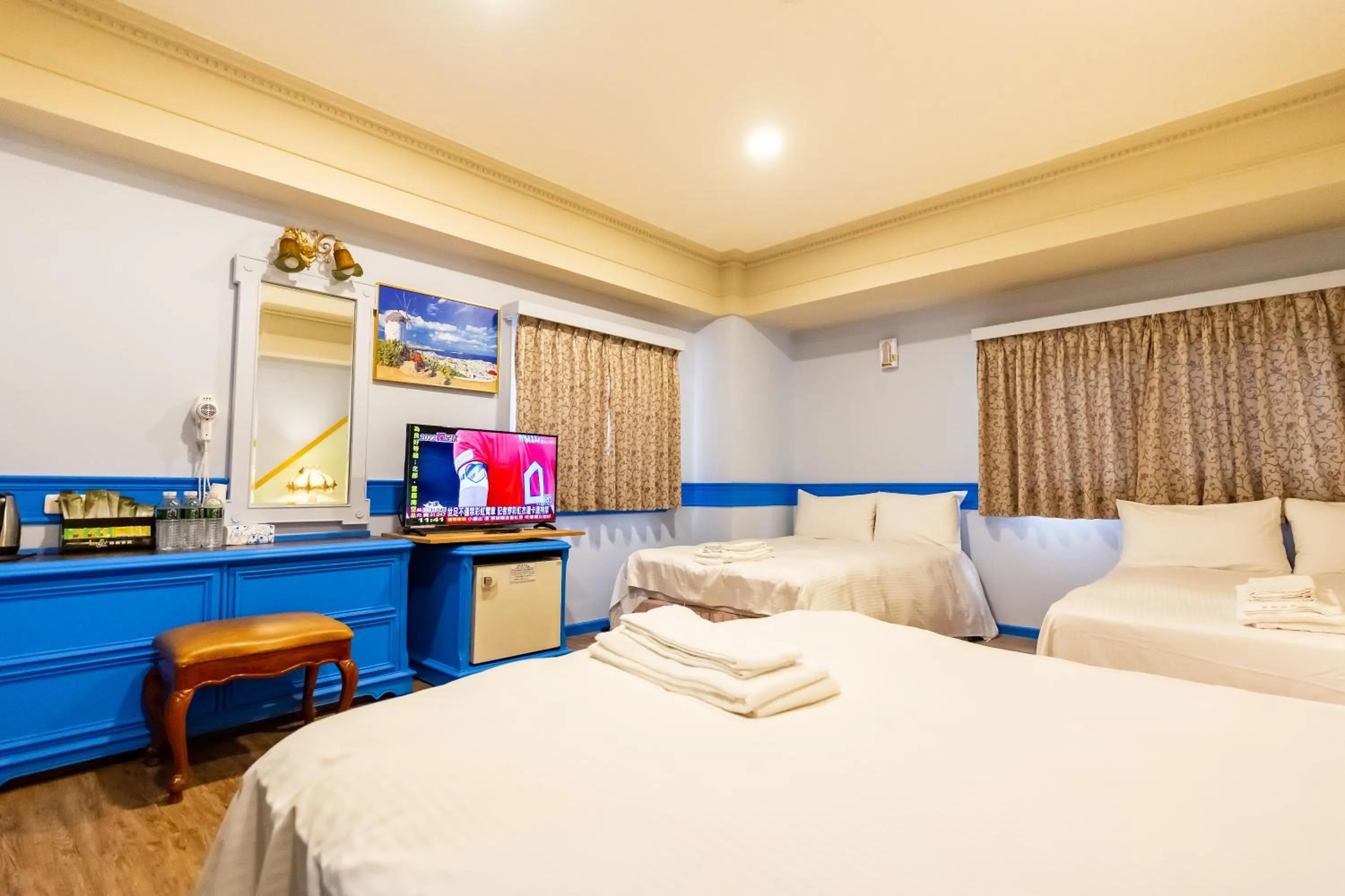 Bed in I HI Sanduo Travel Hotel