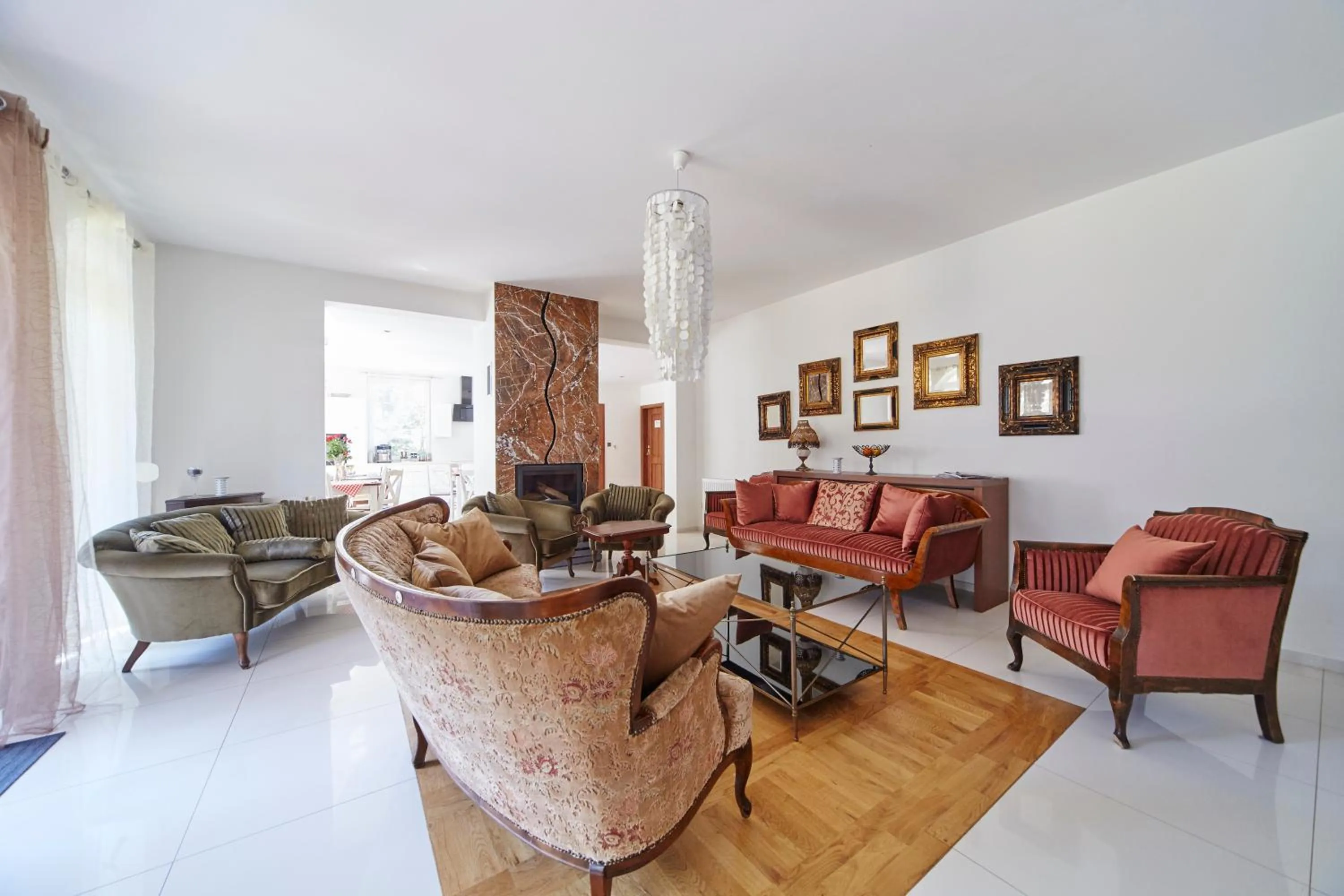 Communal lounge/ TV room in Willa Vinci Rozewie