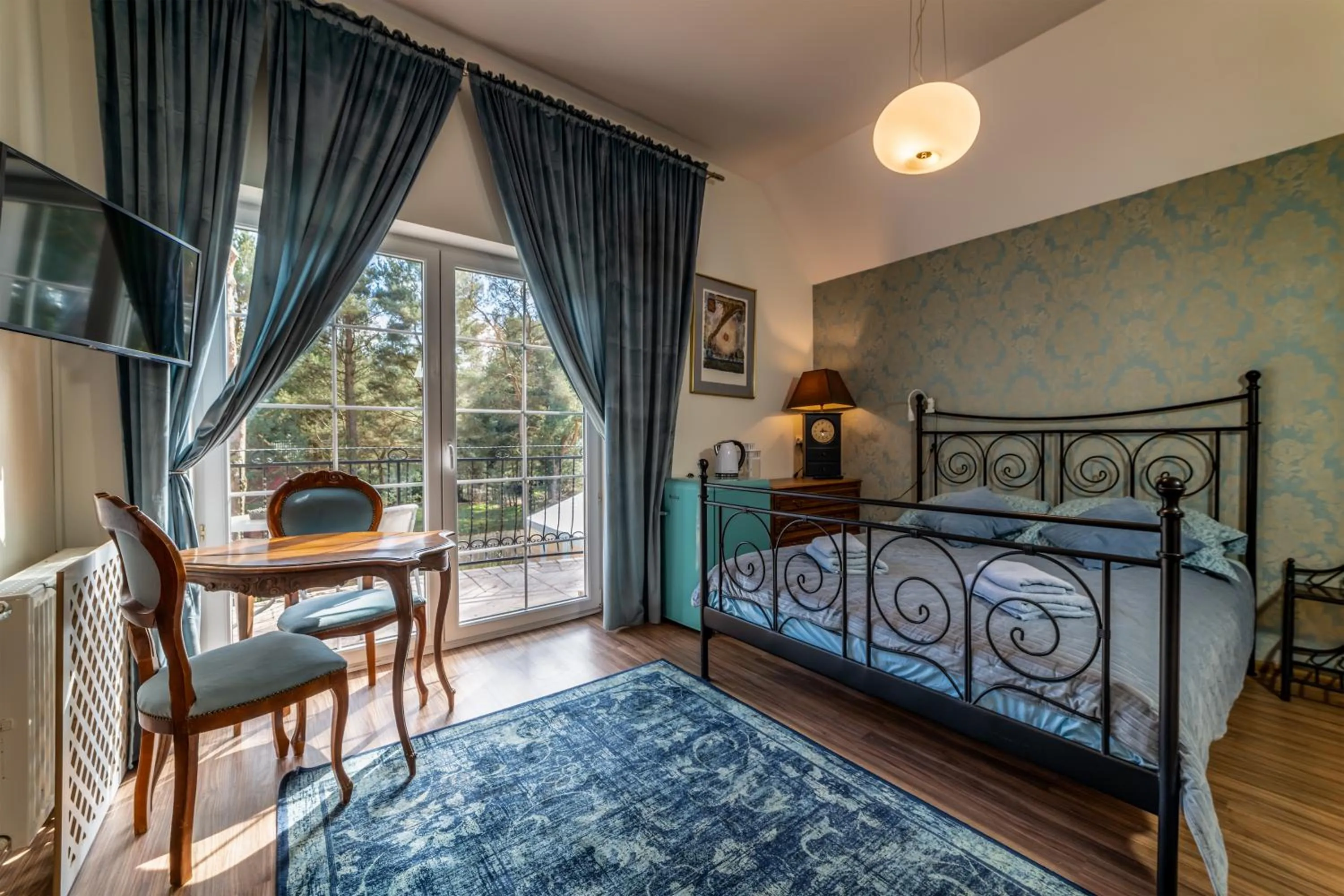 Photo of the whole room, Bed in Willa Vinci Rozewie