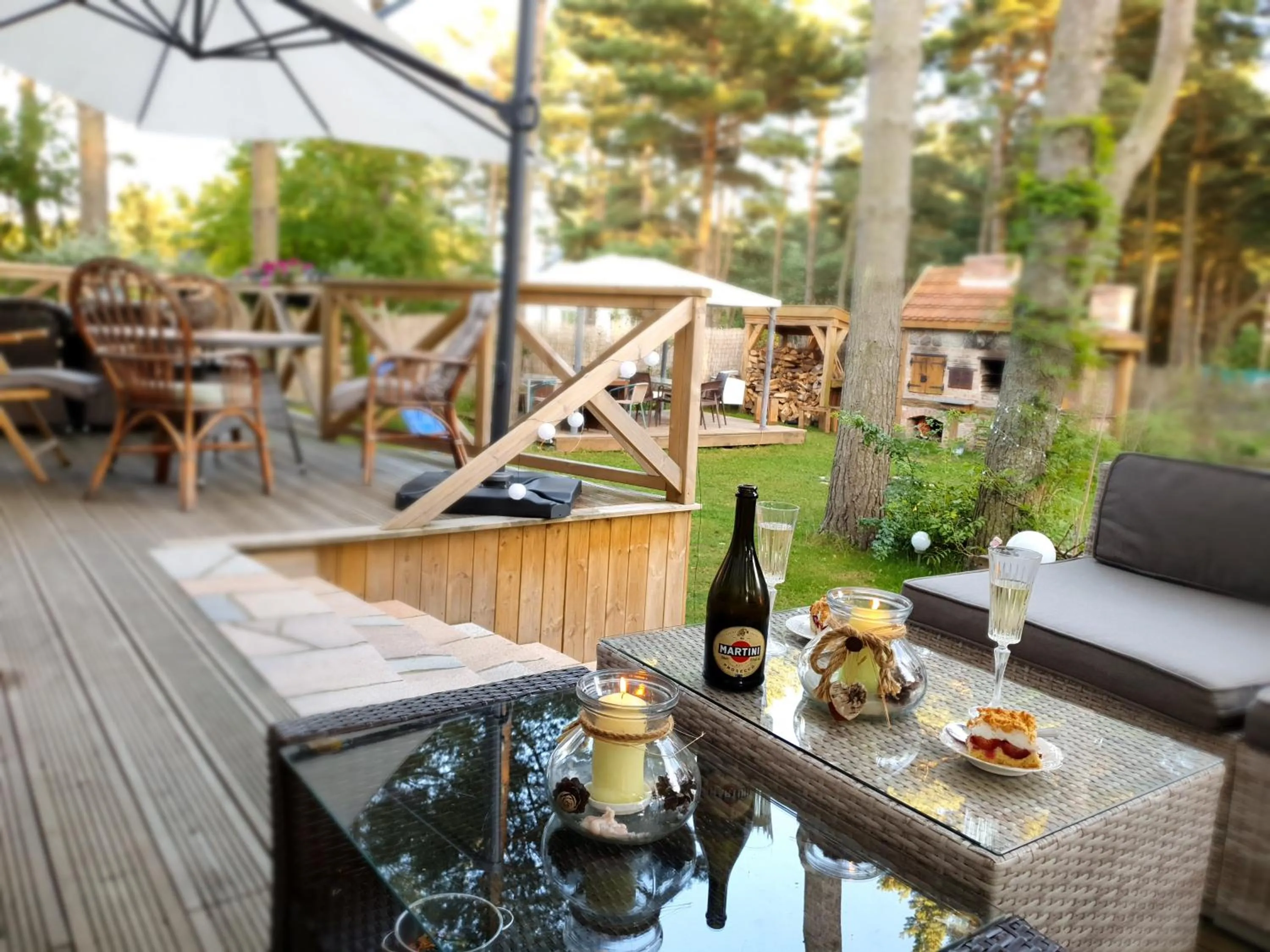 Garden in Willa Vinci Rozewie