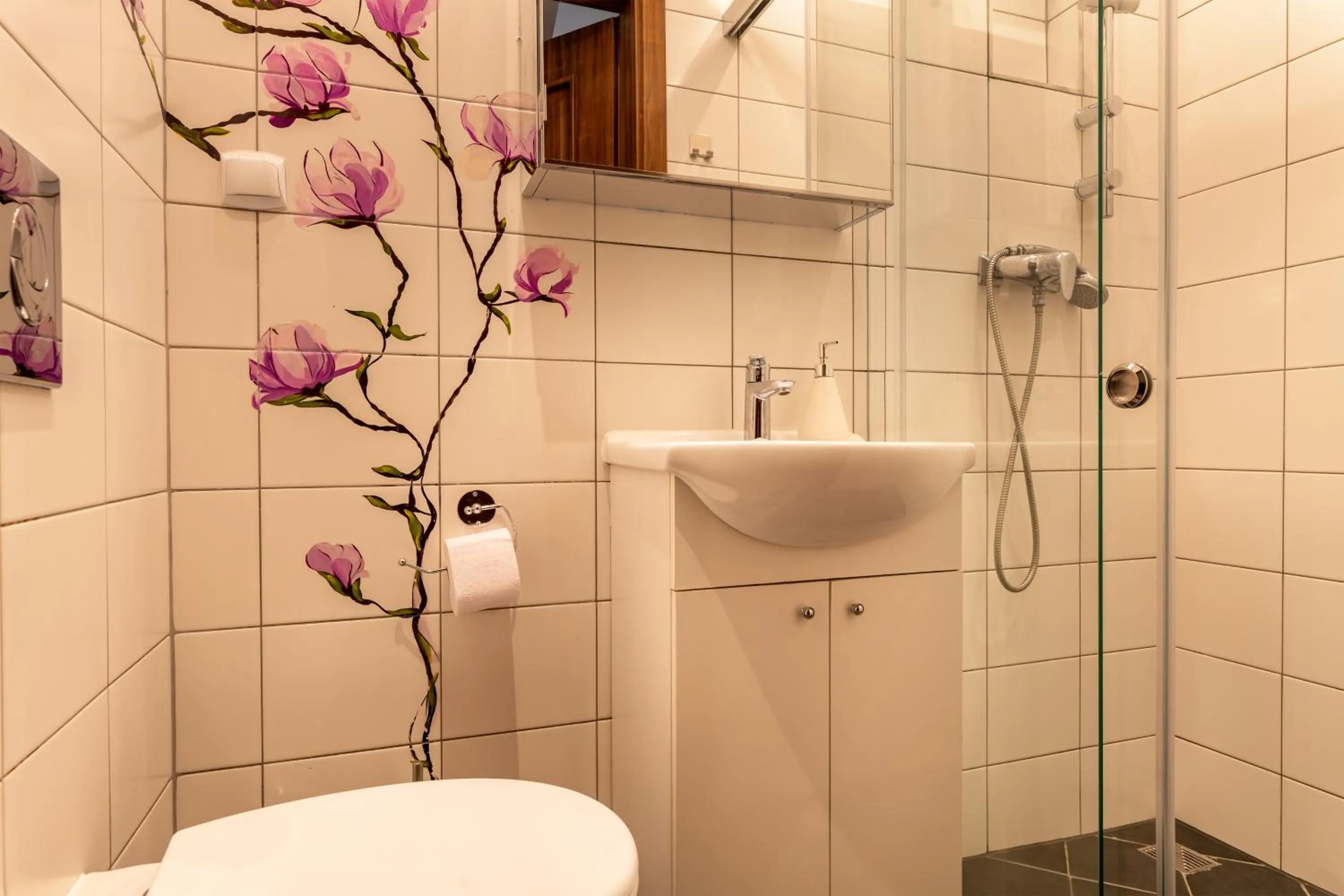 Bathroom in Willa Vinci Rozewie