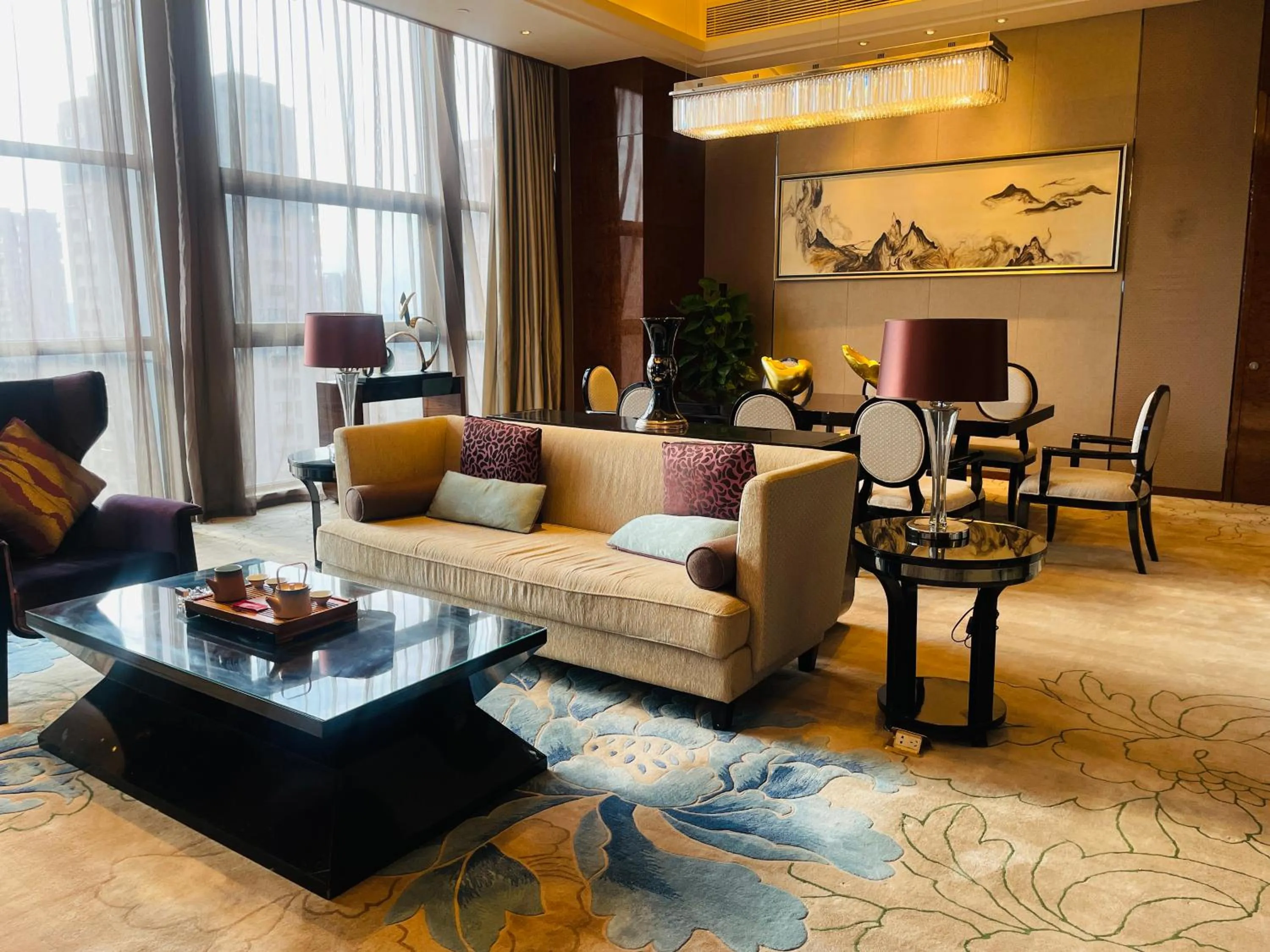 Living room in Maanshan Wanda Realm Hotel