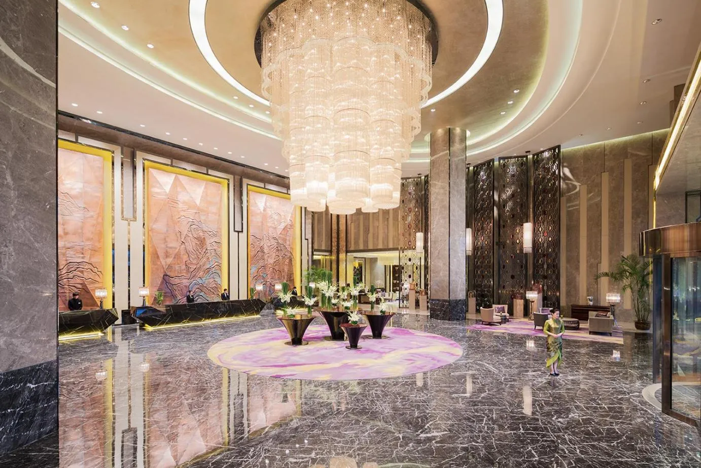 Lobby or reception in Maanshan Wanda Realm Hotel