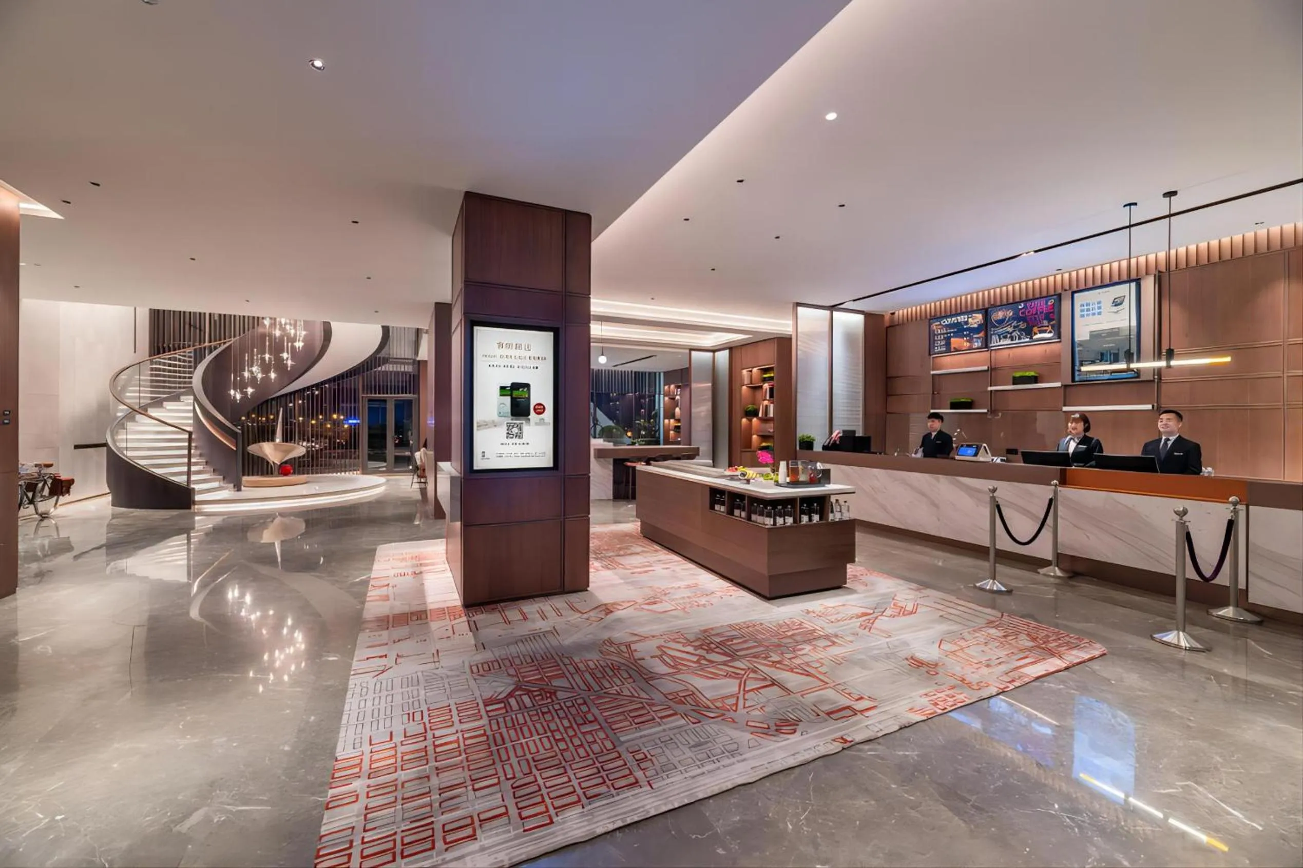 Lobby or reception in IntercityHotel Shanghai New International Expo Center