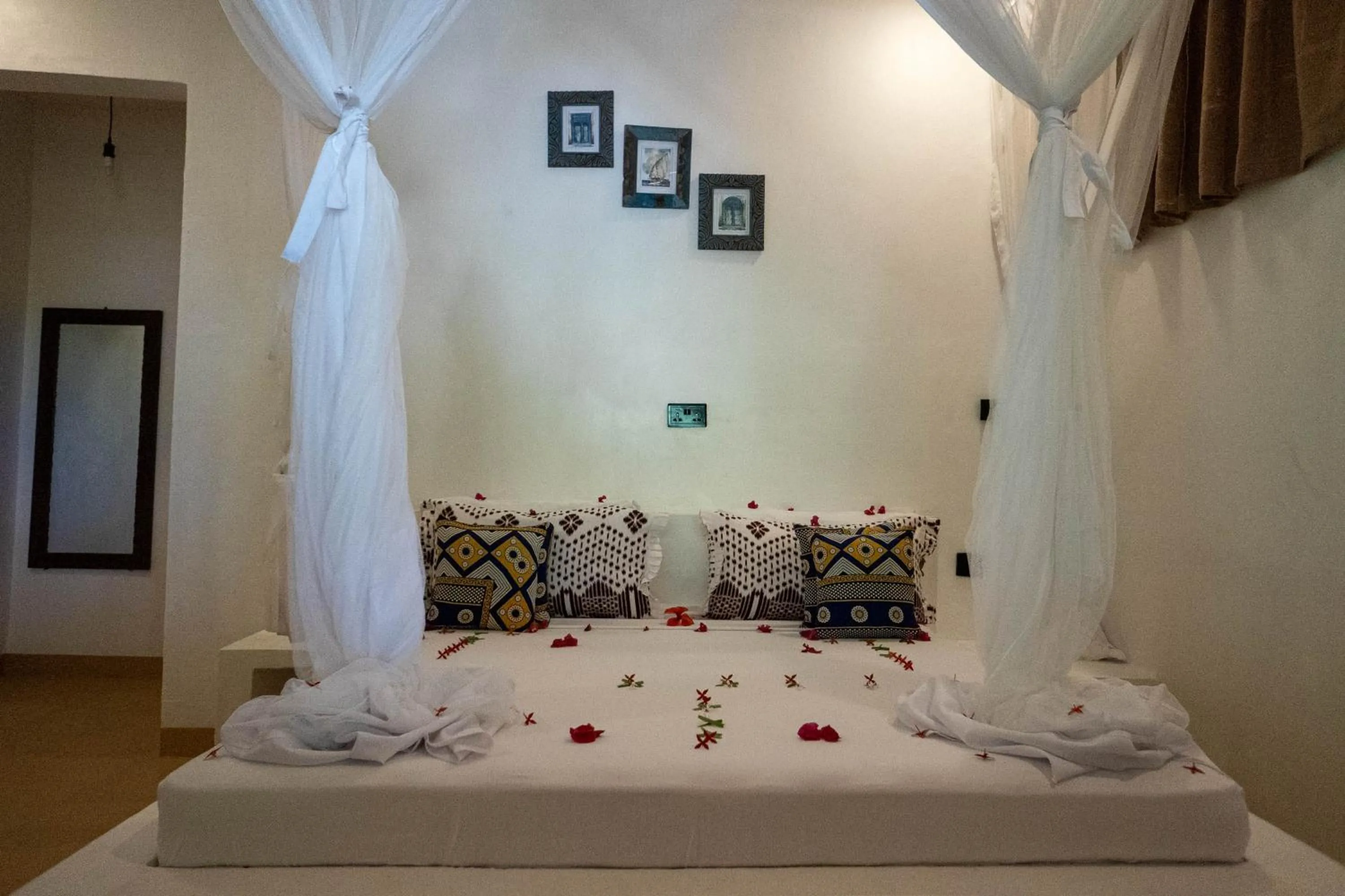 Bed in Bahati Villa