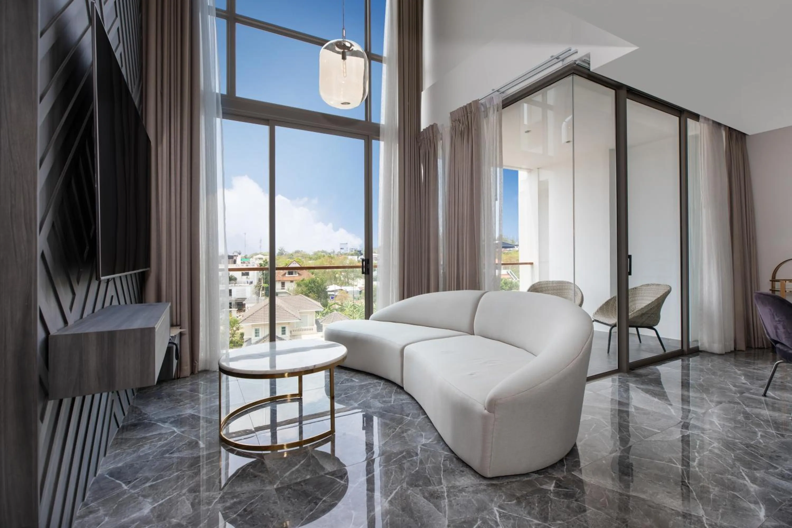 Living room in Elite Atoll Serviced Apartments Phuket