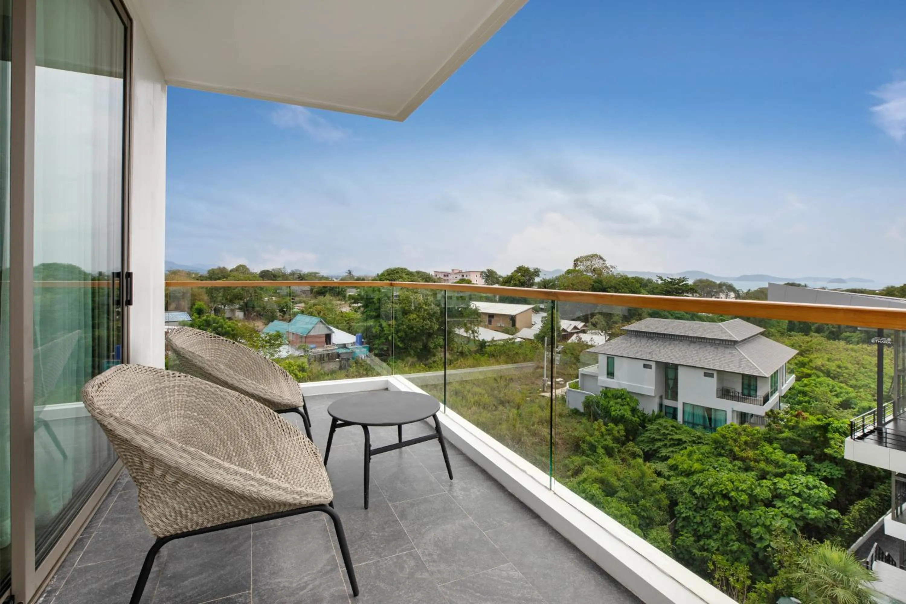 Balcony/Terrace in Elite Atoll Serviced Apartments Phuket