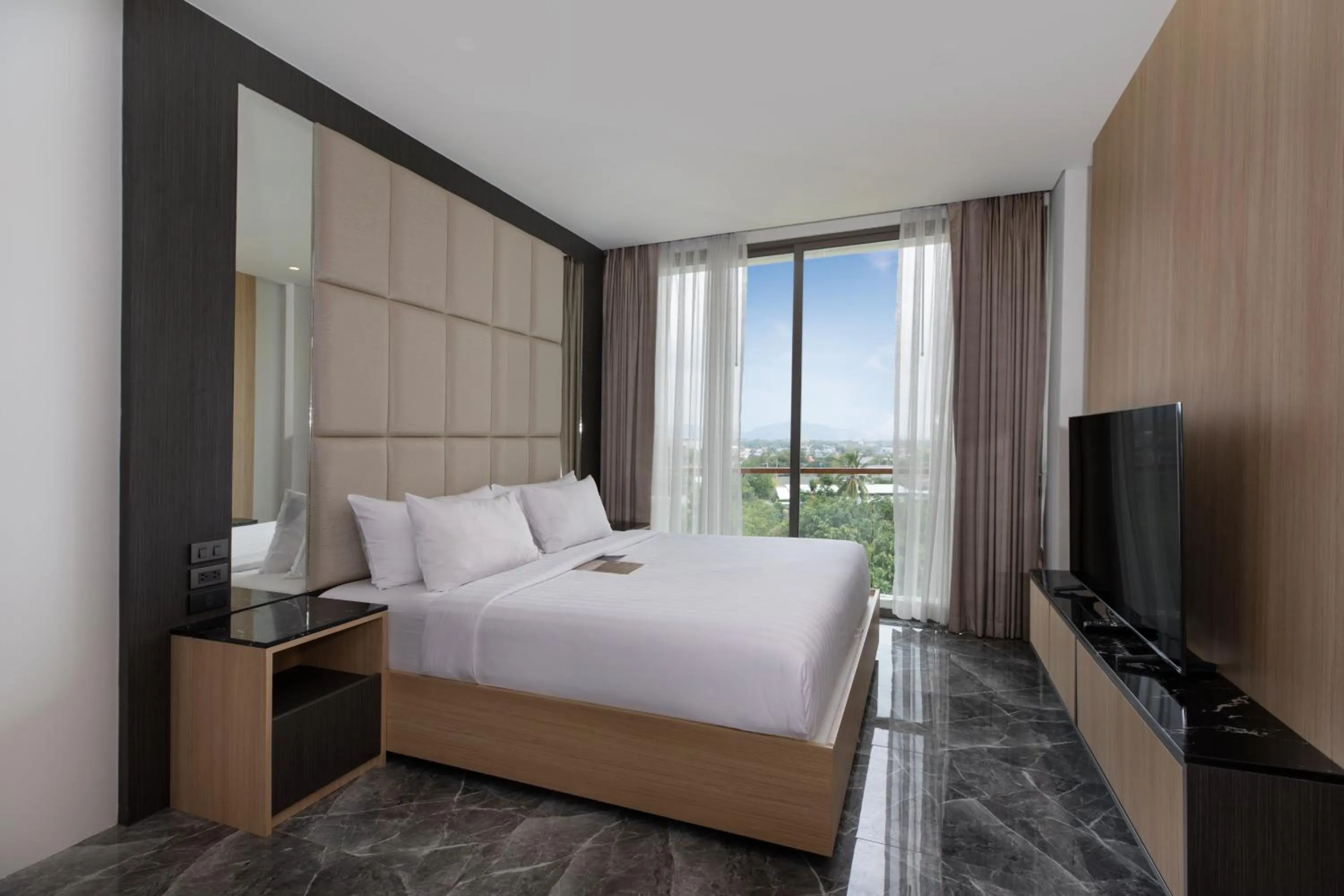 Bedroom, Bed in Elite Atoll Serviced Apartments Phuket