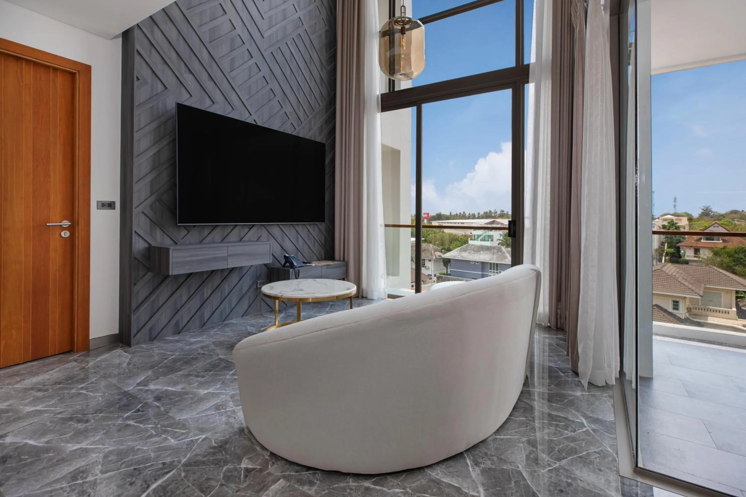 Living room in Elite Atoll Serviced Apartments Phuket