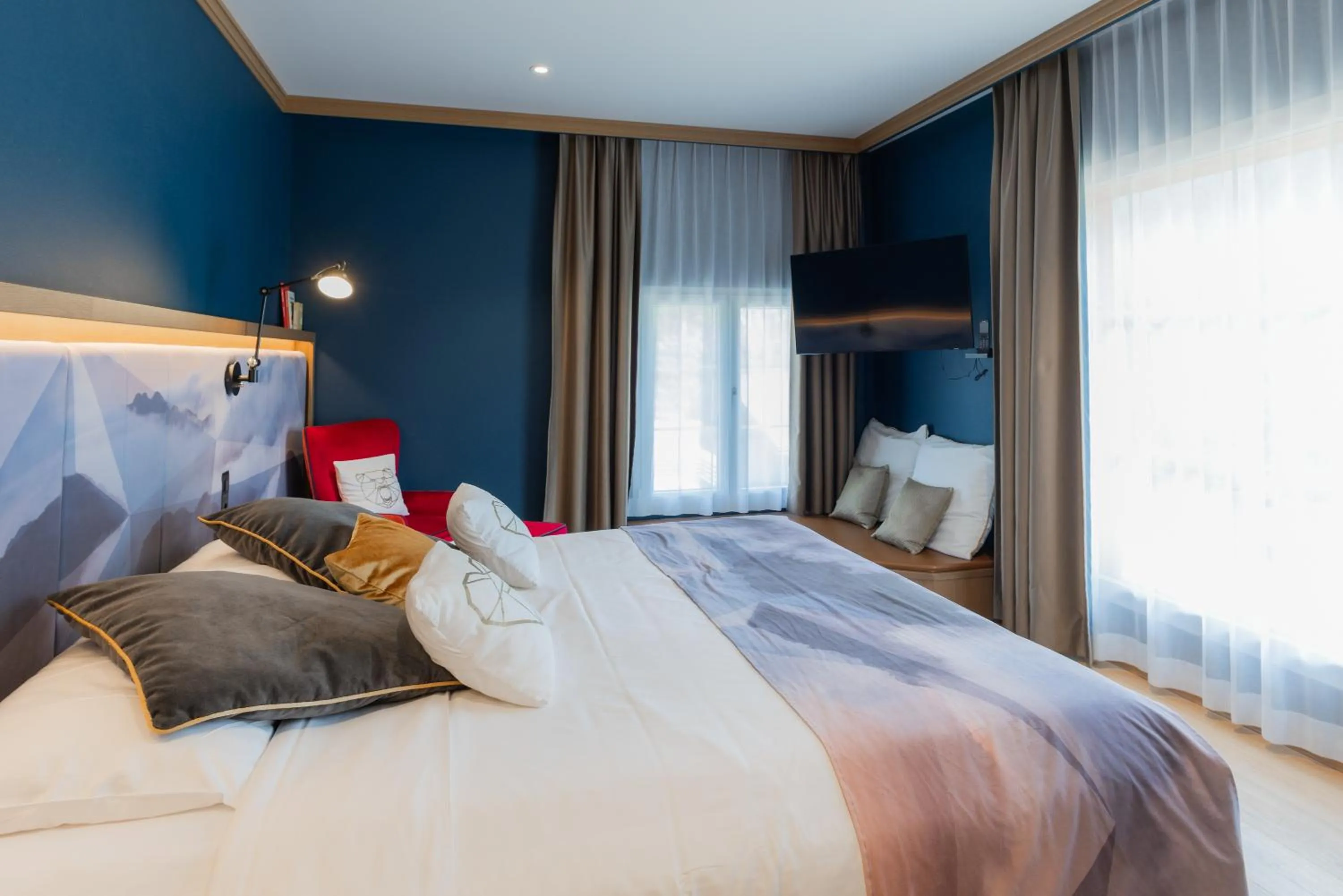 Bed in Boutique Hotel Glacier