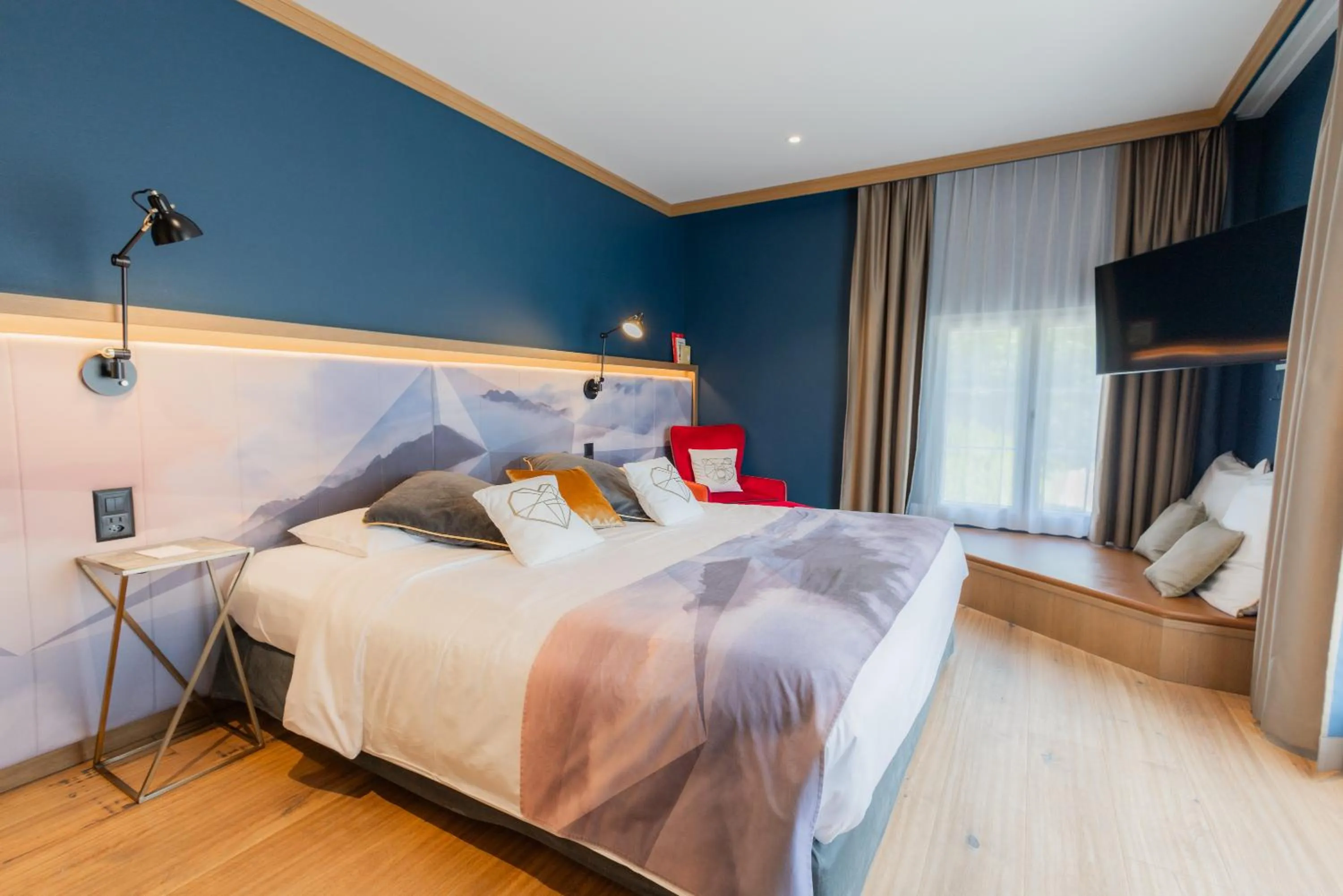 Bed in Boutique Hotel Glacier