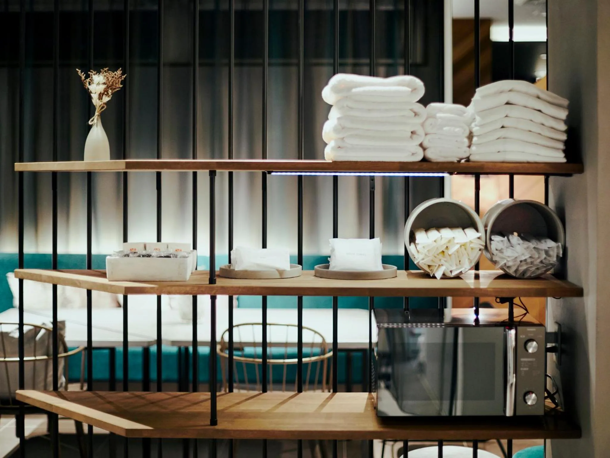 Seating area in R Hotel Kansai Airport