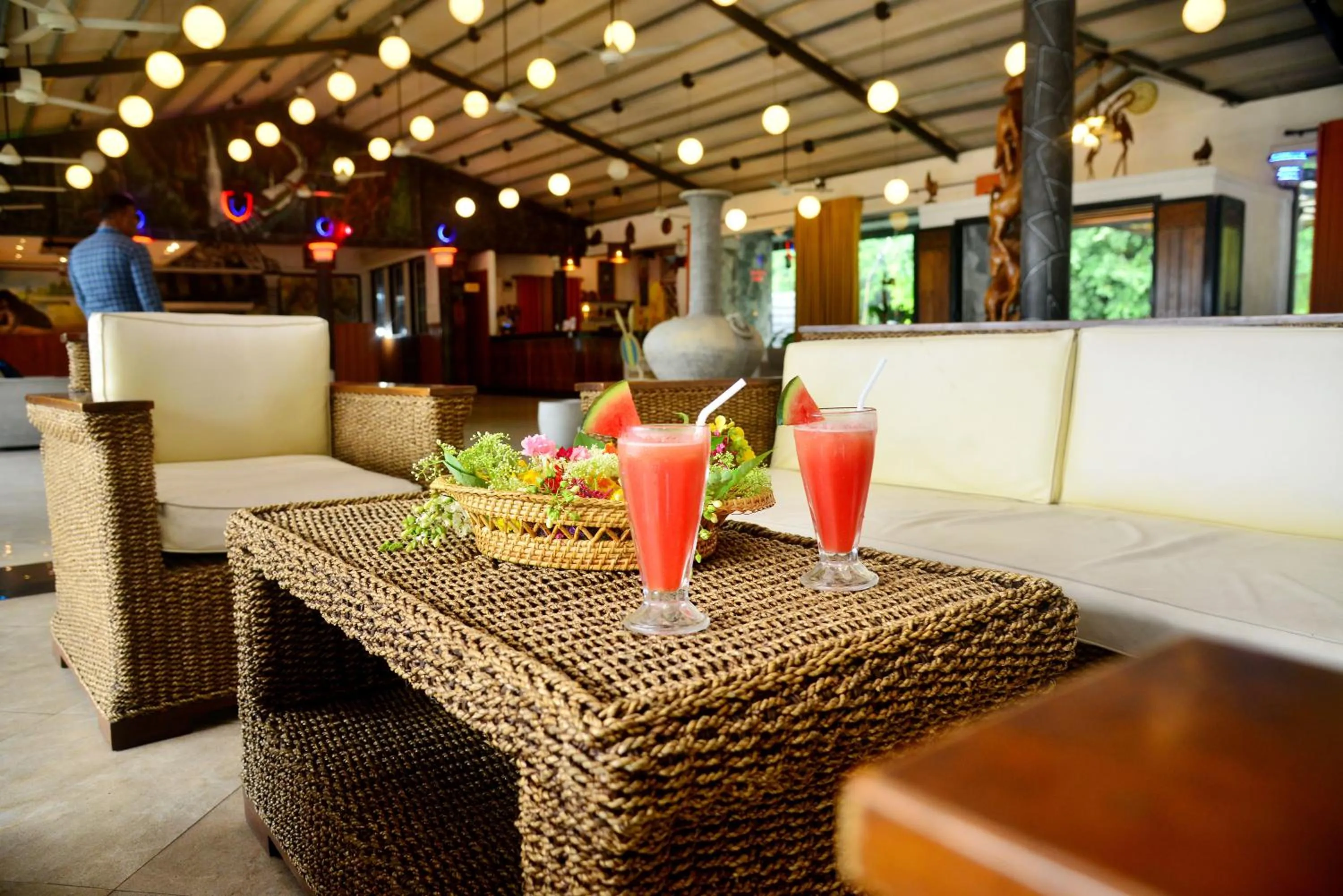 Seating area in Ella Mount Heaven