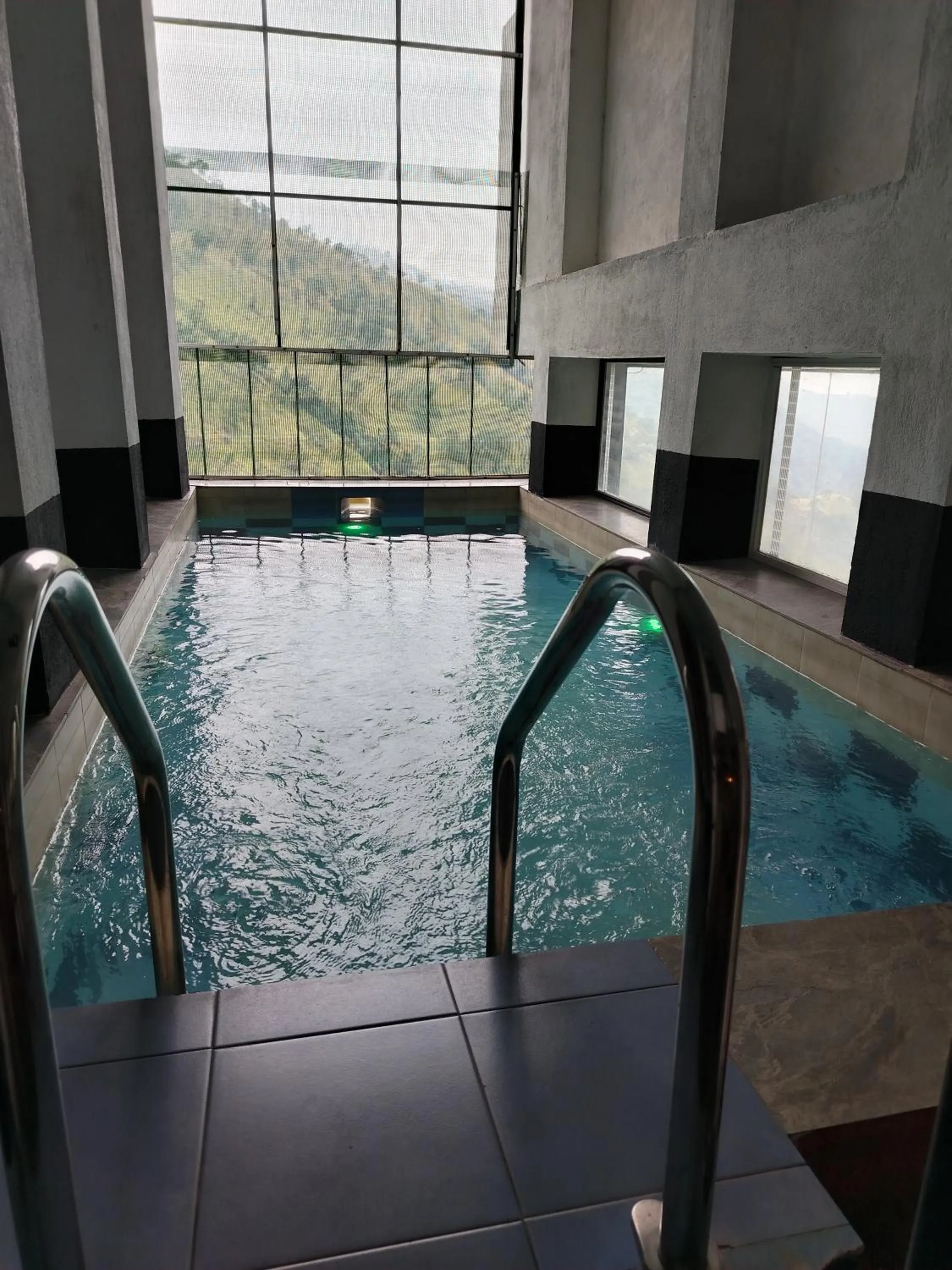 Pool view in Ella Mount Heaven