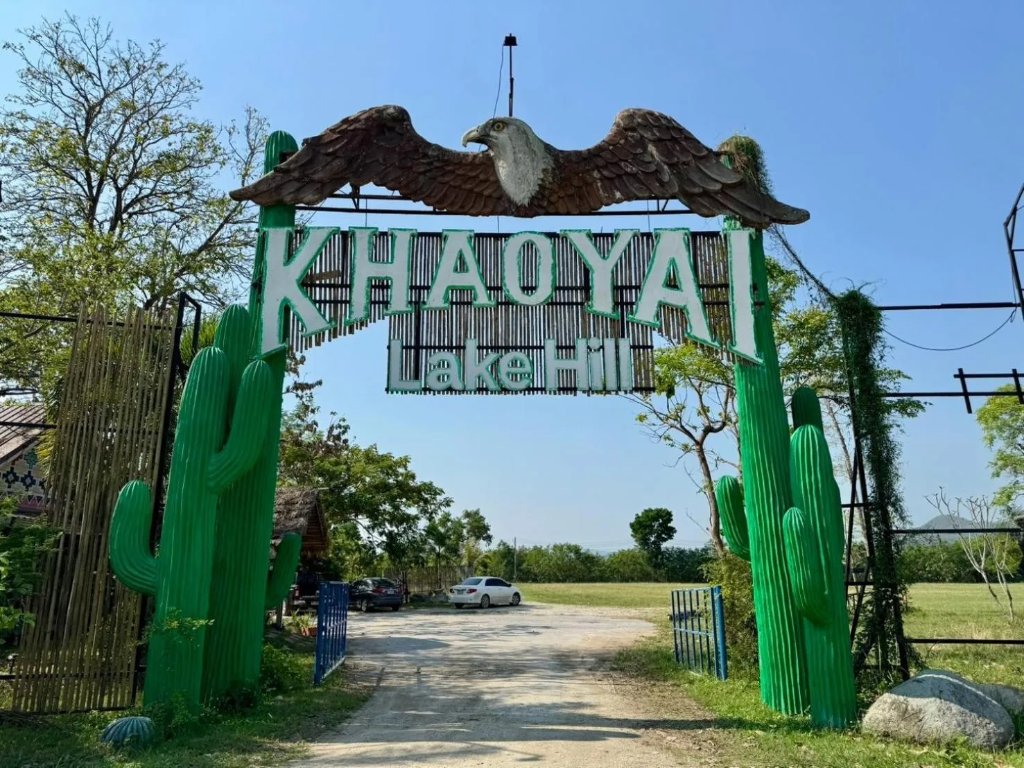 Facade/entrance in Khao Yai Lake Hill Resort