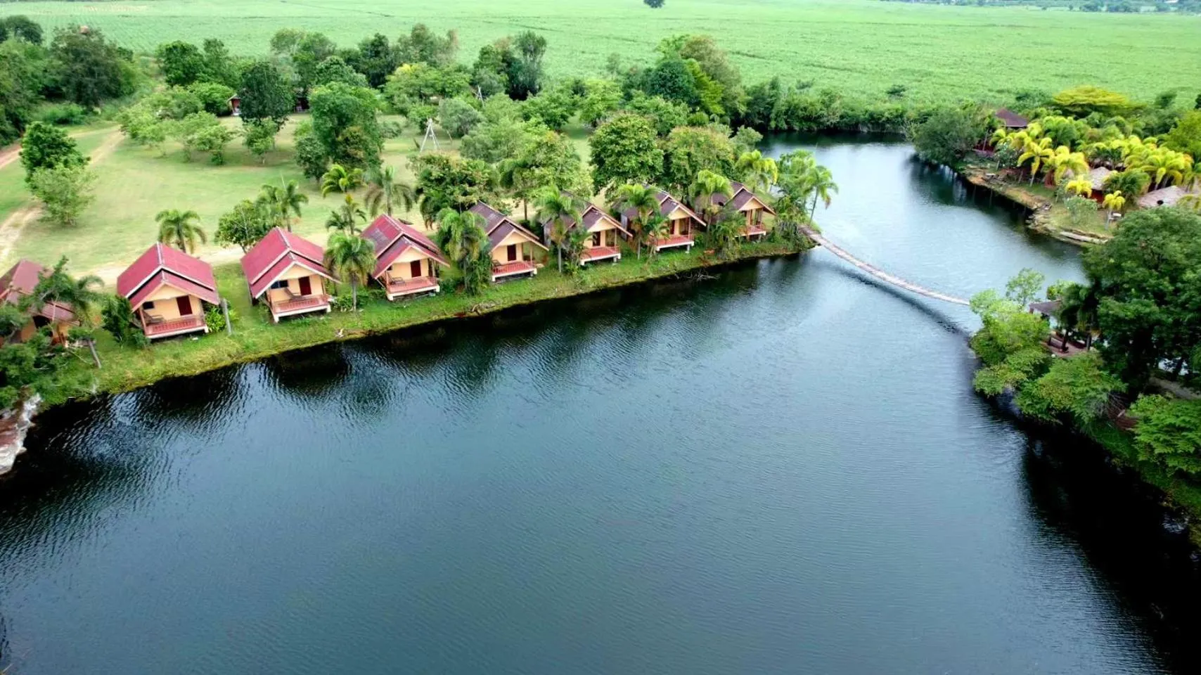 Bird's eye view in Khao Yai Lake Hill Resort