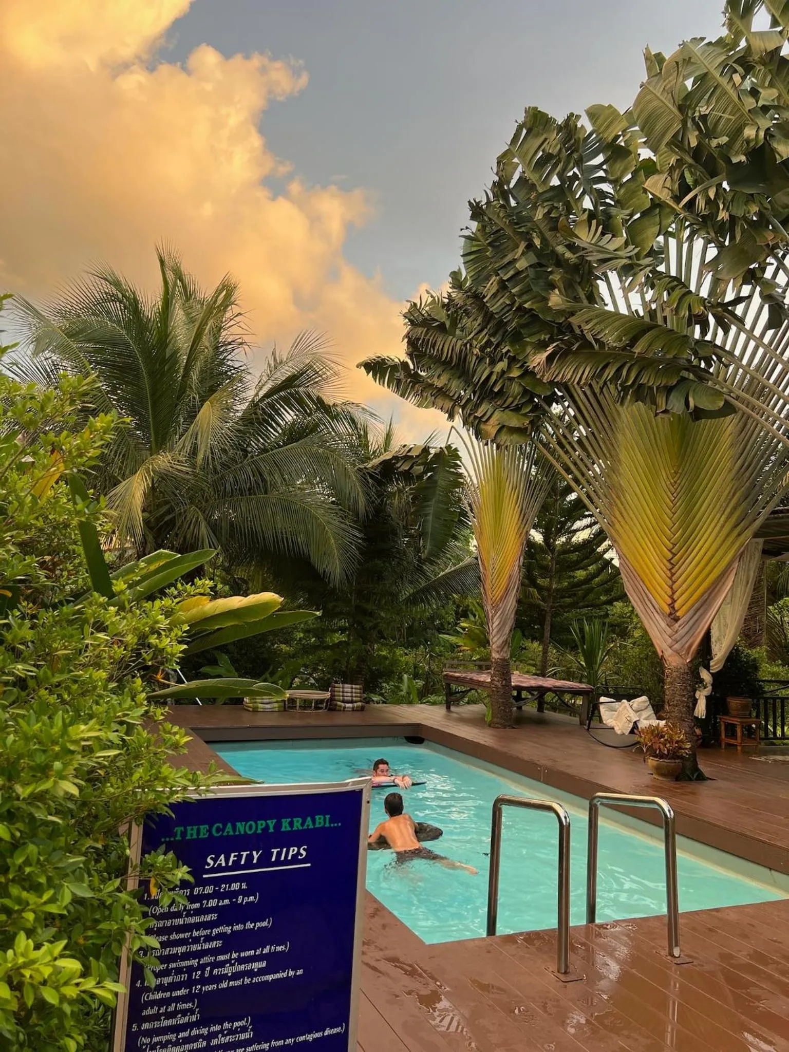 Swimming pool in The Canopy Krabi