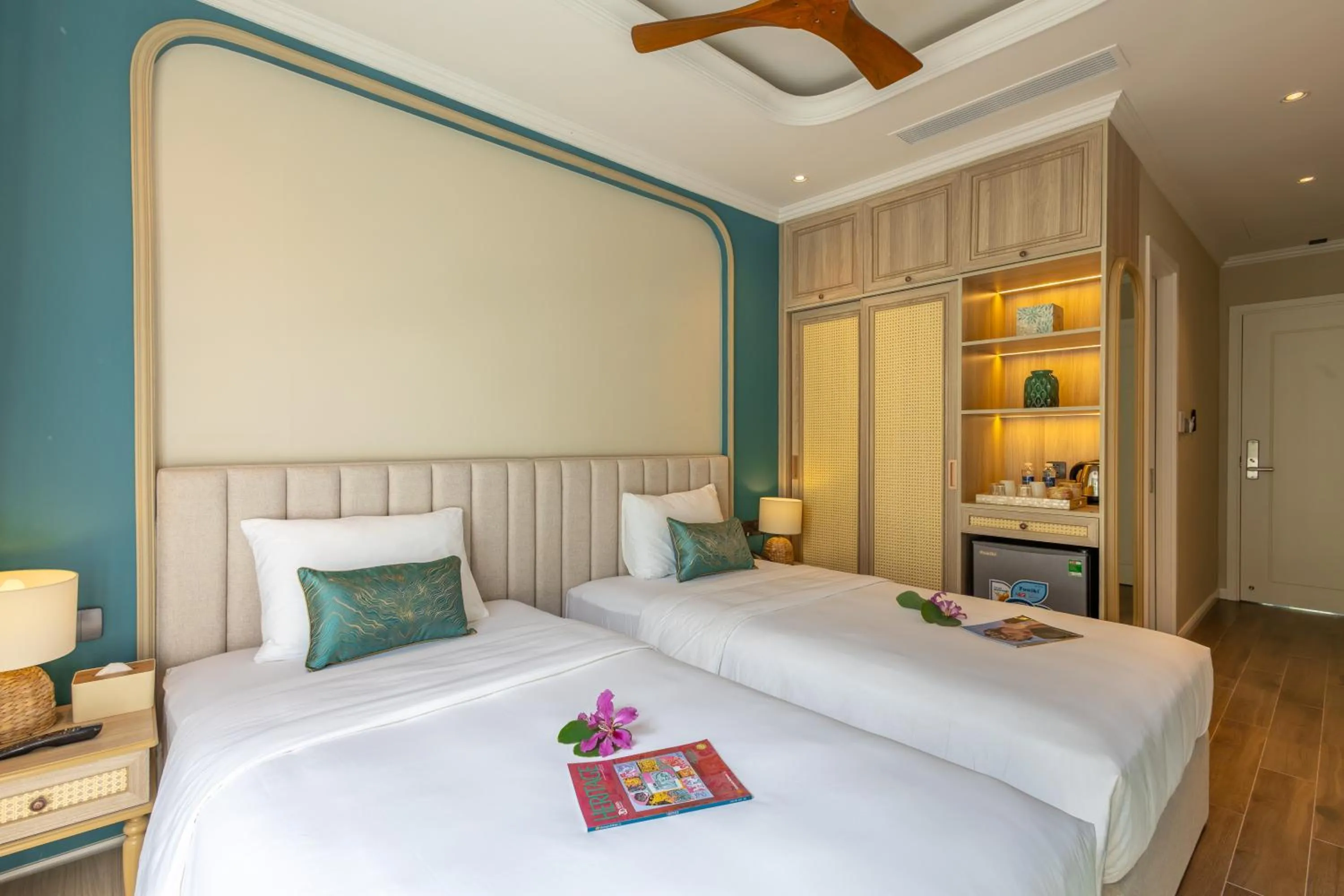 Bed in Stella Marina Boutique Hotel