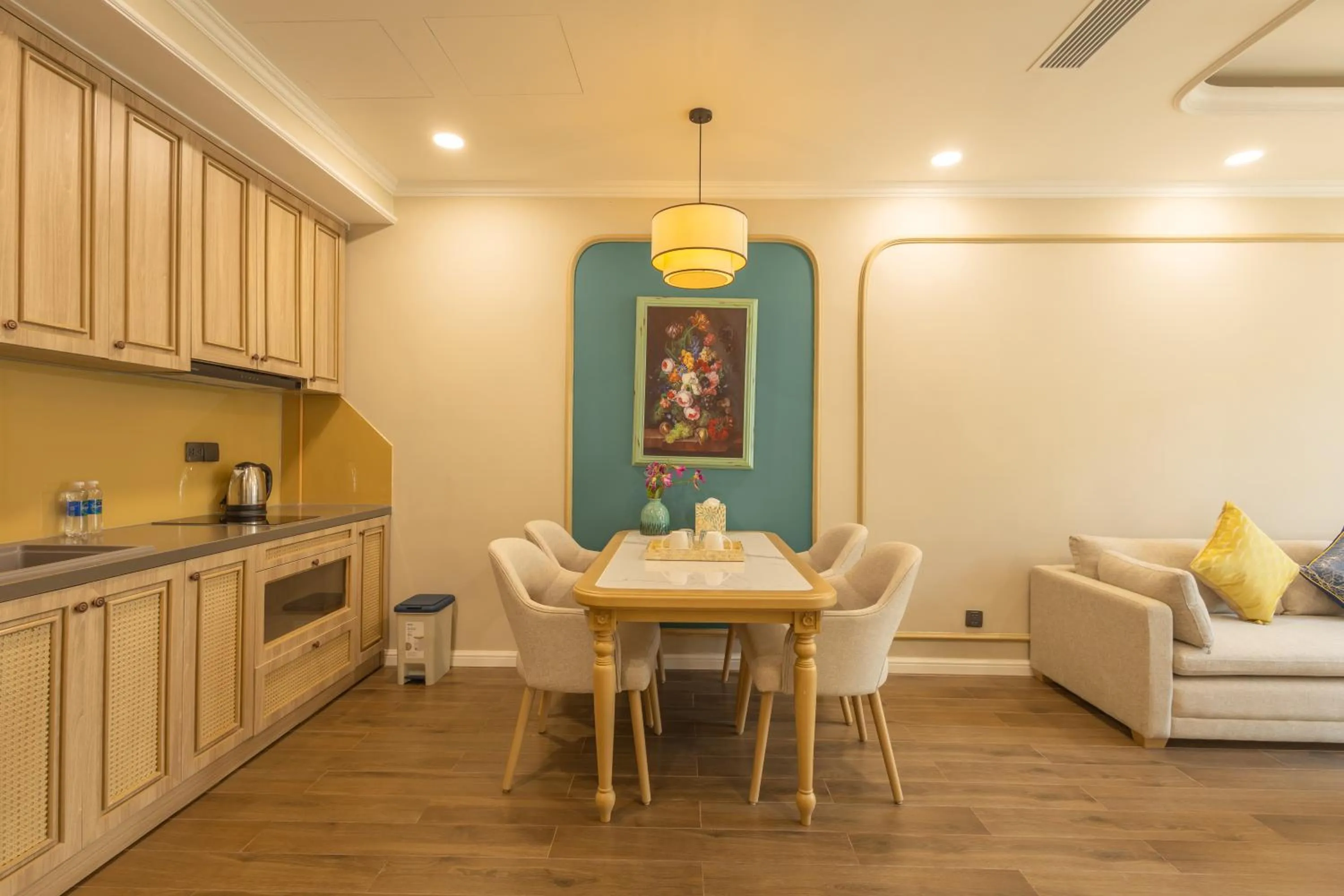 Kitchen or kitchenette in Stella Marina Boutique Hotel