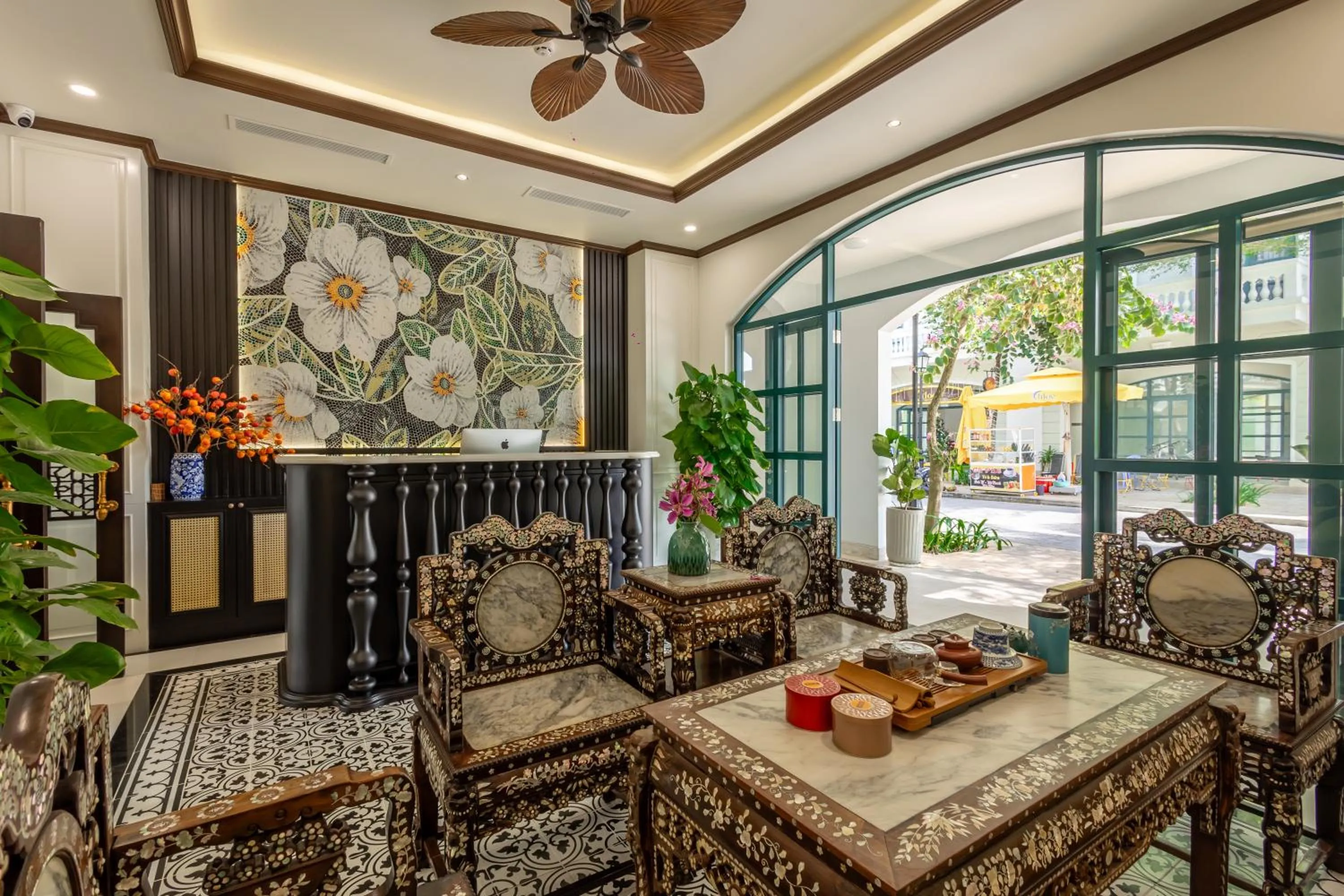 Lobby or reception in Stella Marina Boutique Hotel