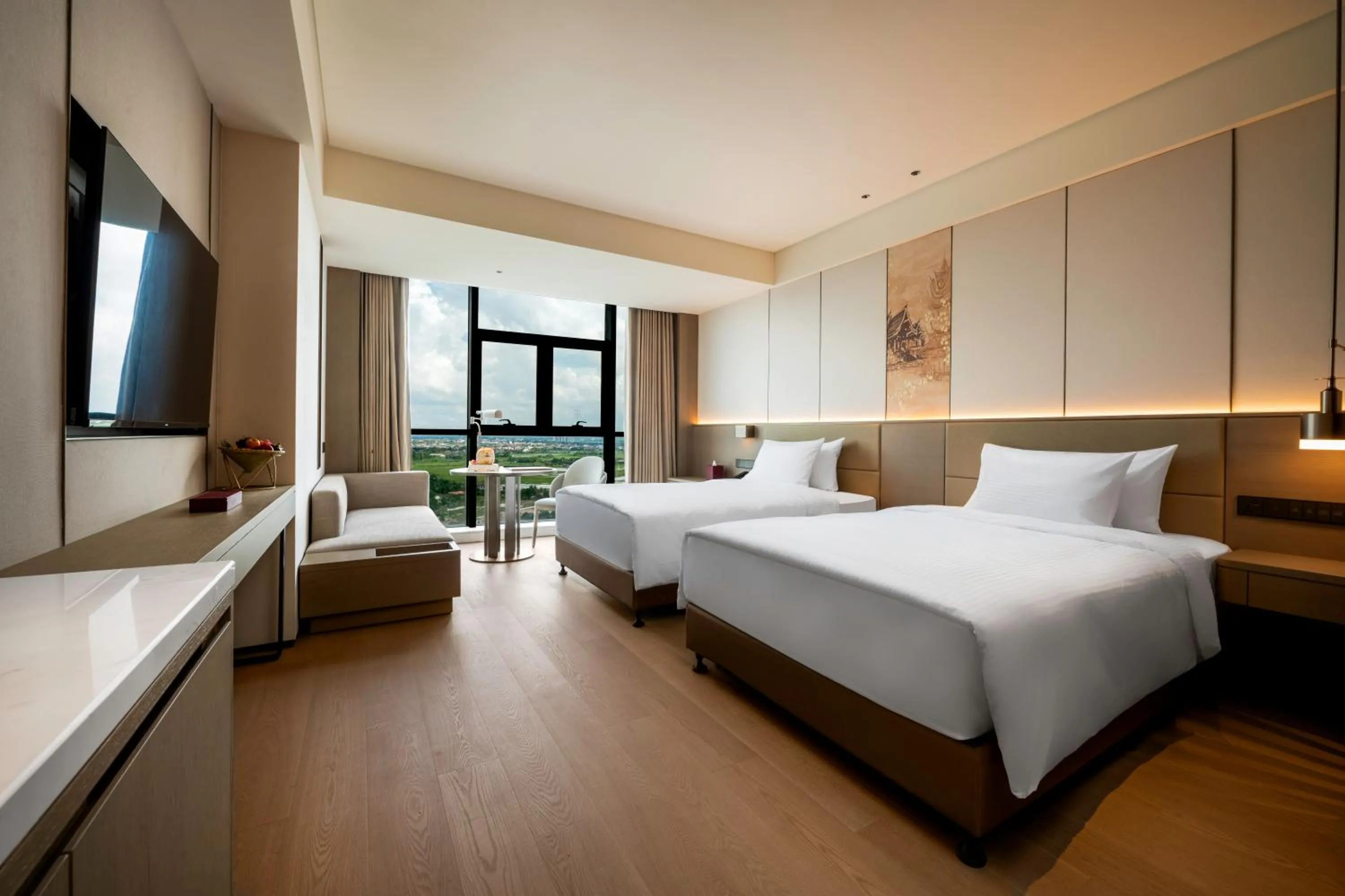 TV and multimedia, Bed in Latsavong Wanda Vista Vientiane