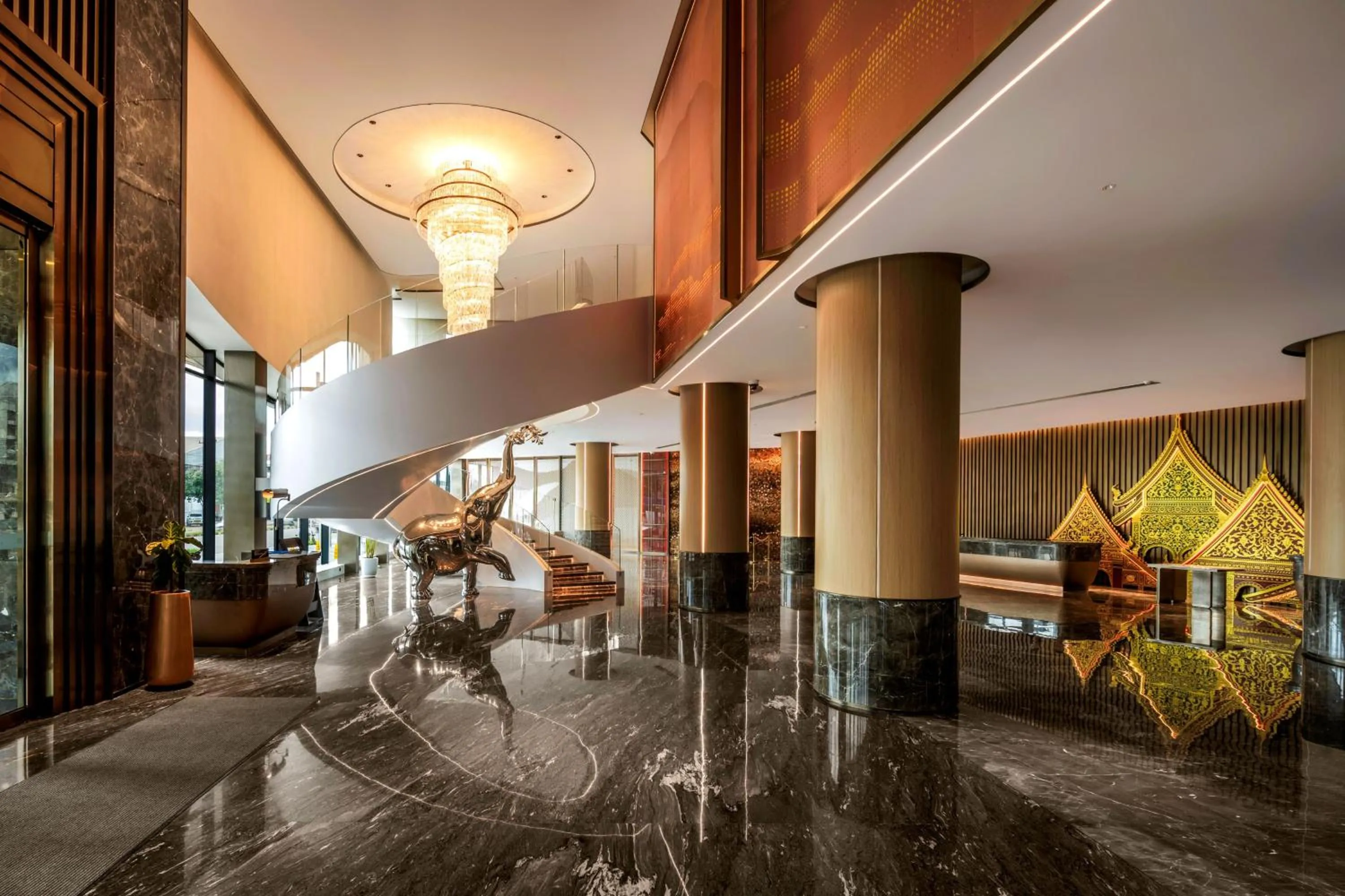 Lobby or reception in Latsavong Wanda Vista Vientiane