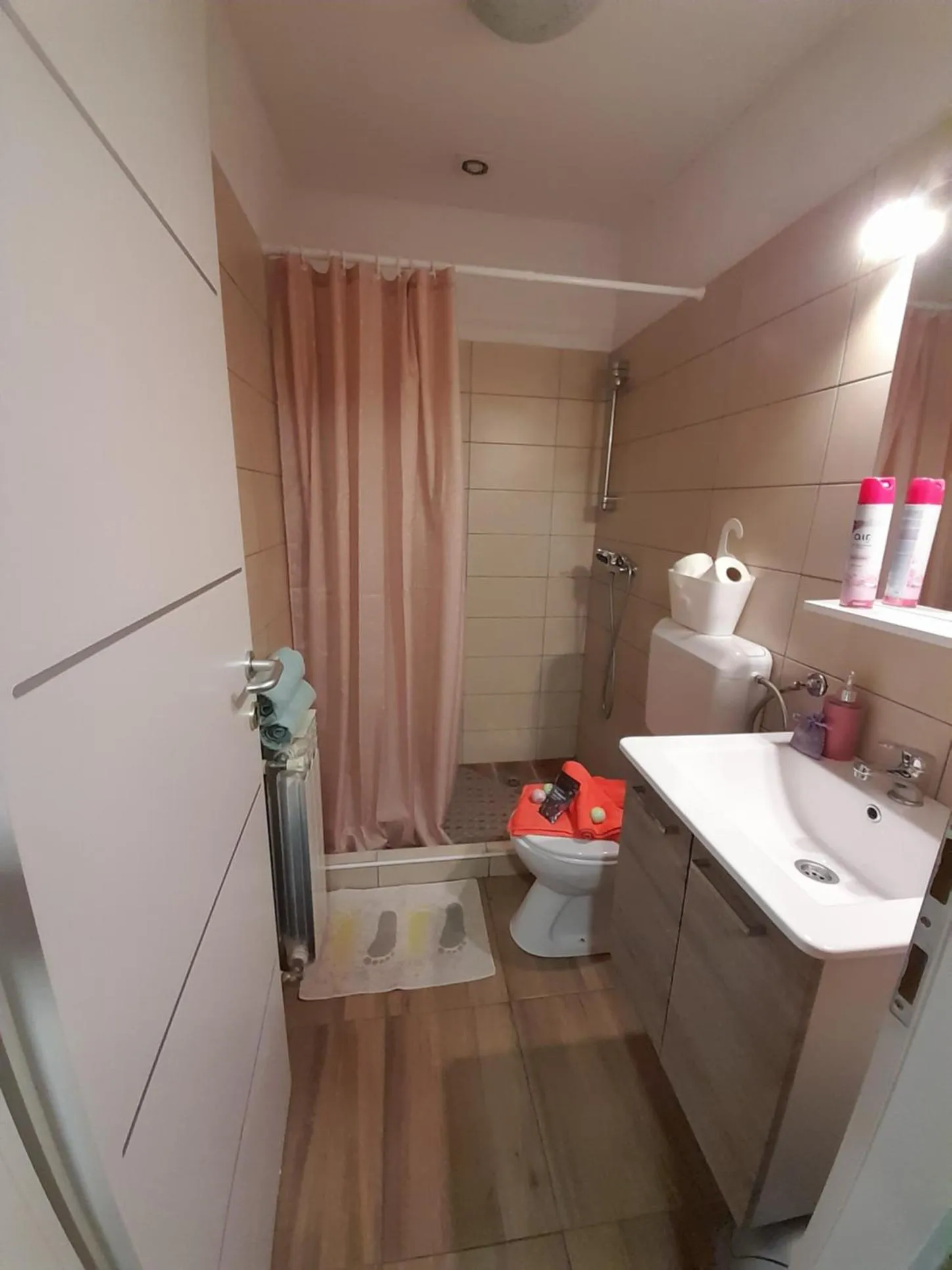 Shower in Apartment Ada bed & breakfast