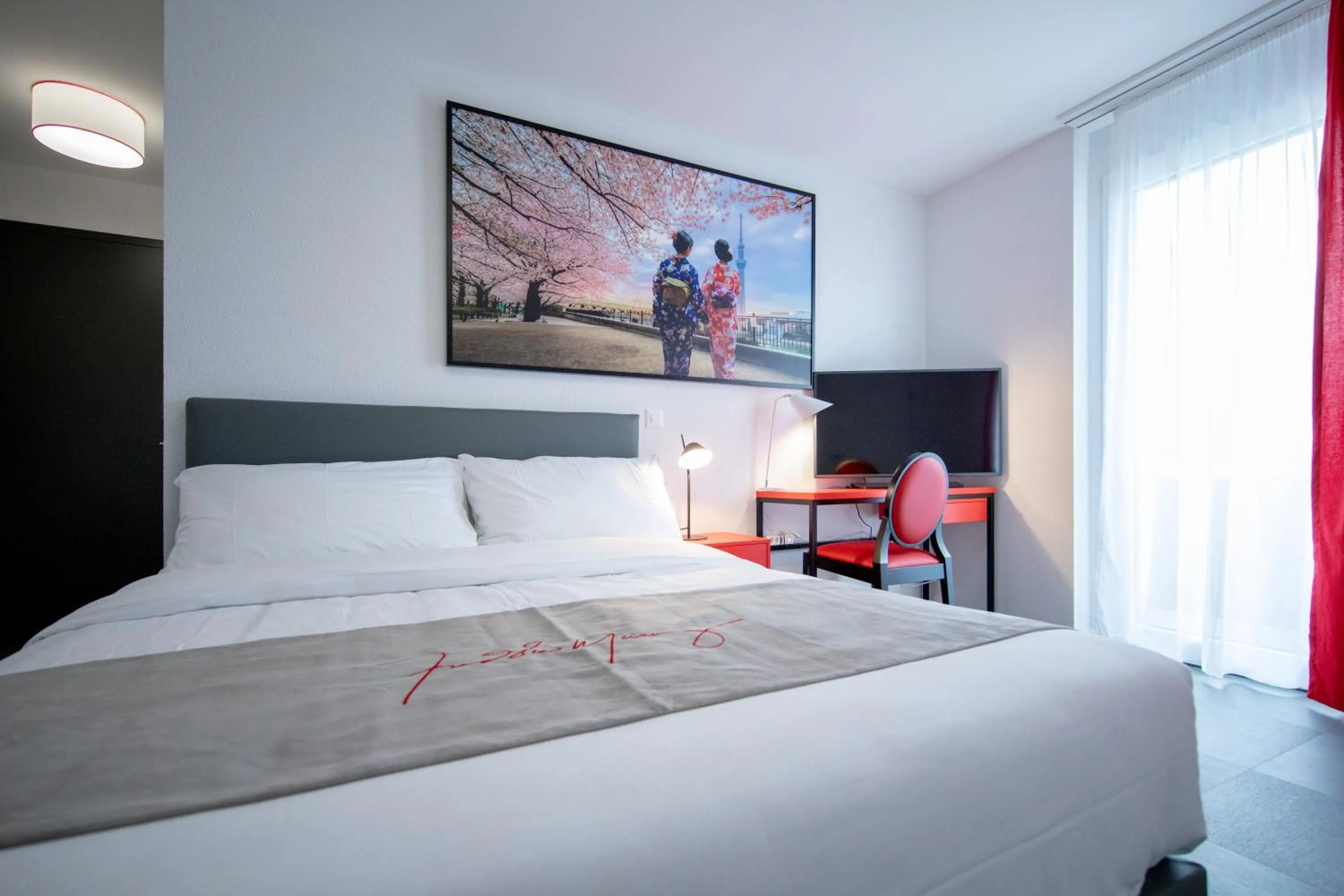 Bed in "The Freddie Mercury" Hotel