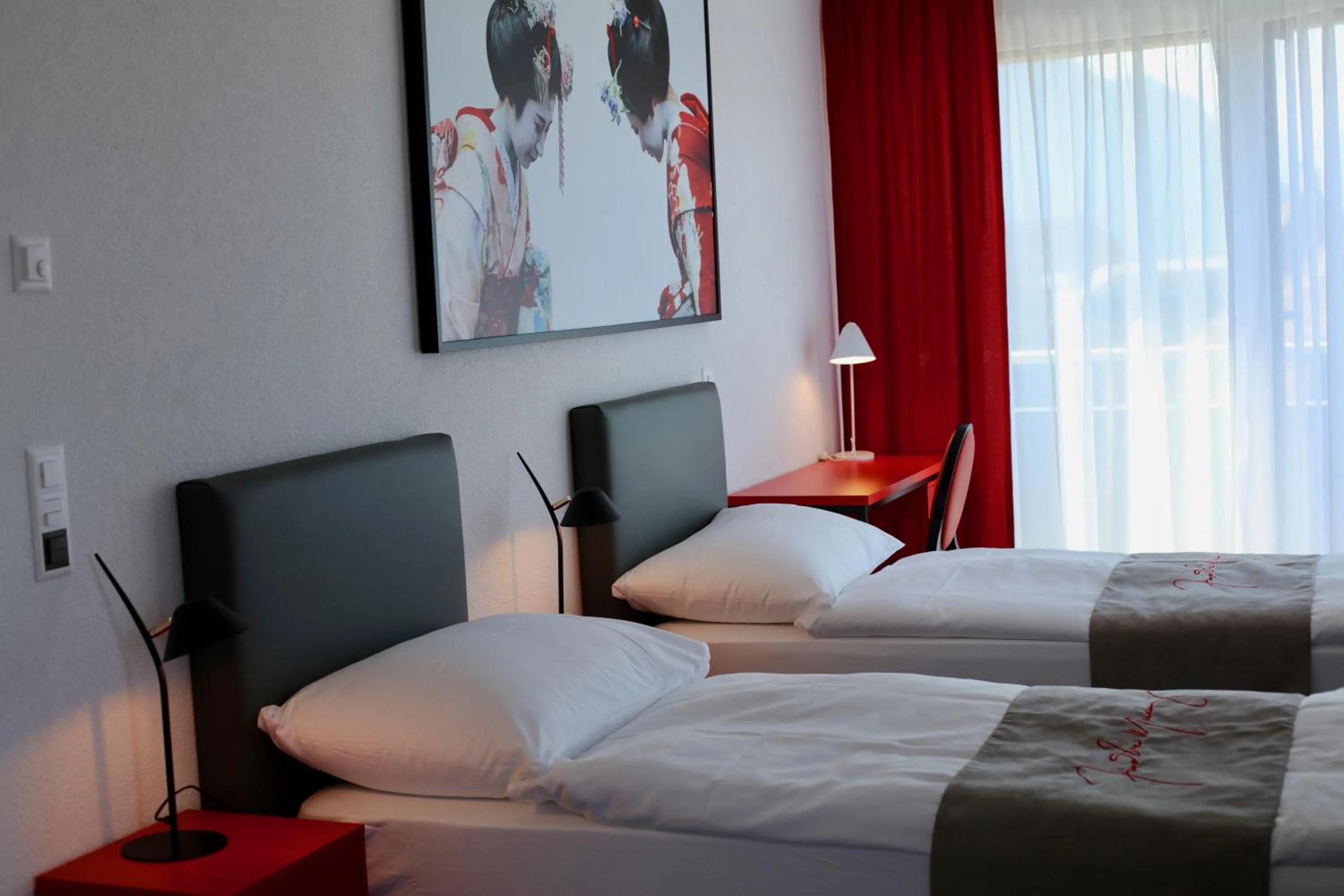 Bed in "The Freddie Mercury" Hotel