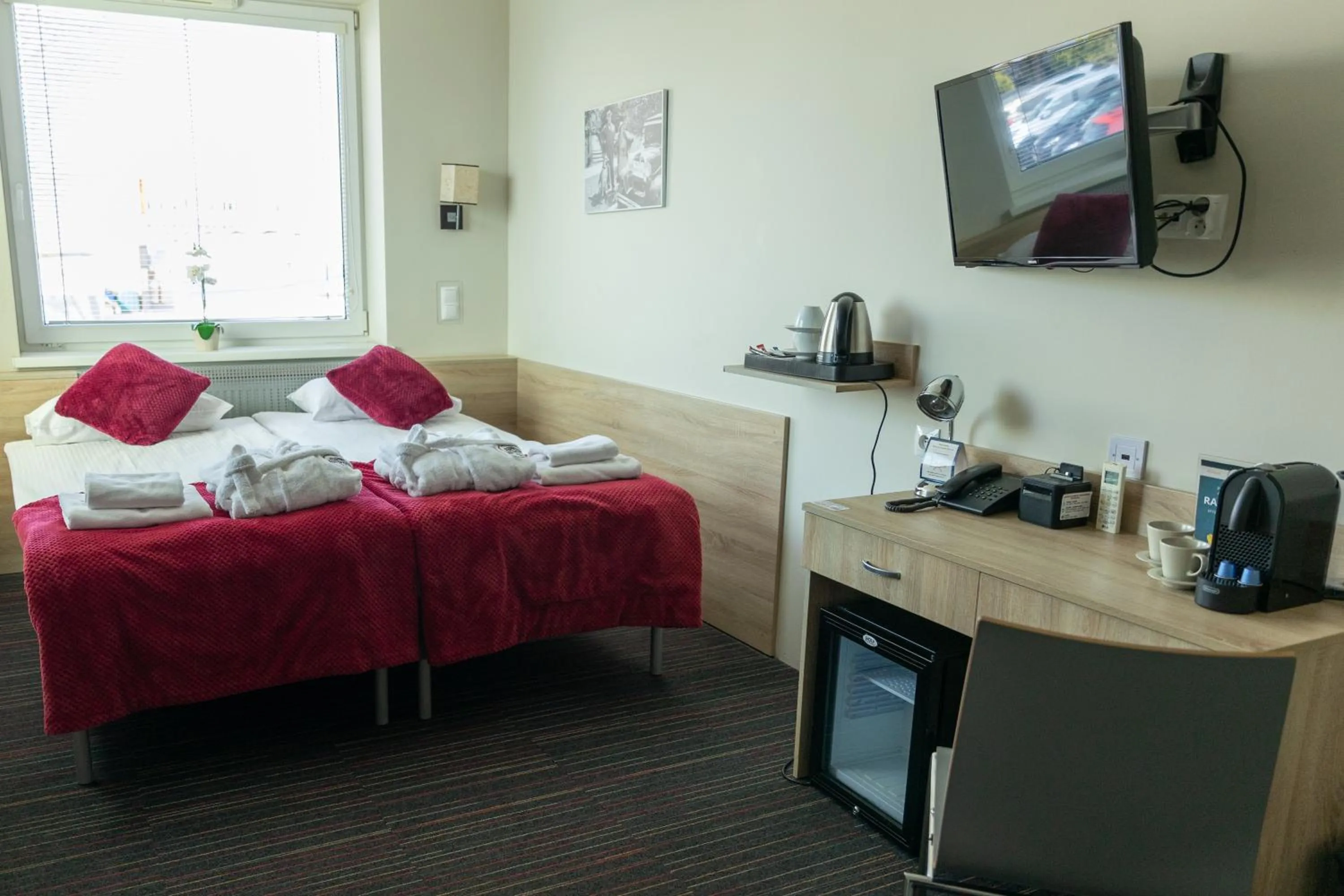 Bed in Automobil Hotel