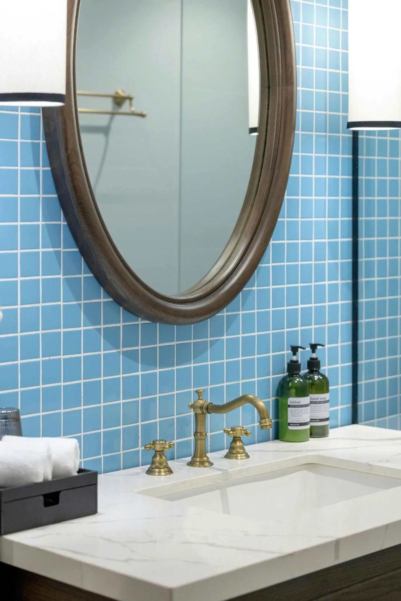 Bathroom in Paul Chabot Hotel