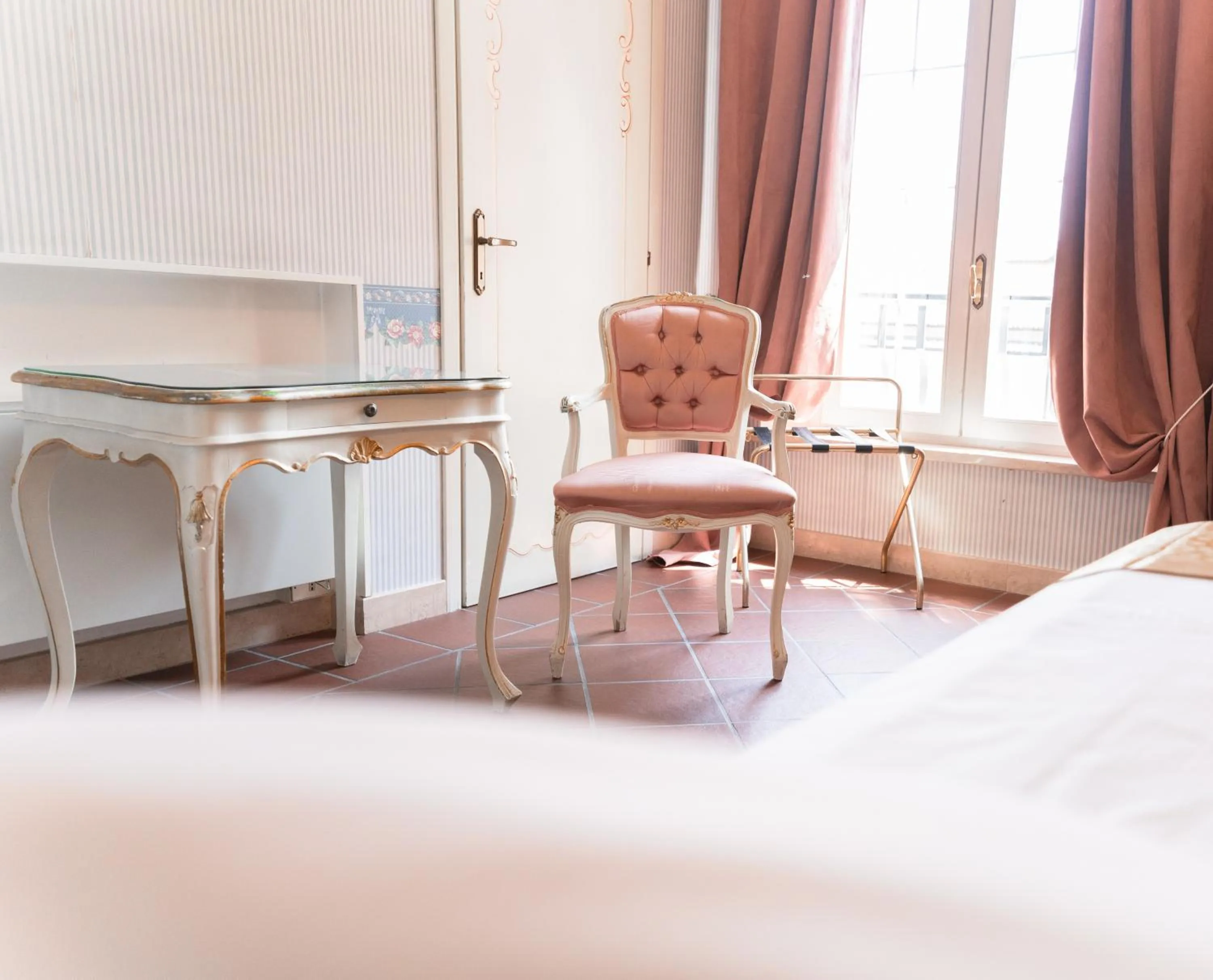 Seating area, Bed in Hotel & SPA Duchessa Isabella Collection by GSA Hotels