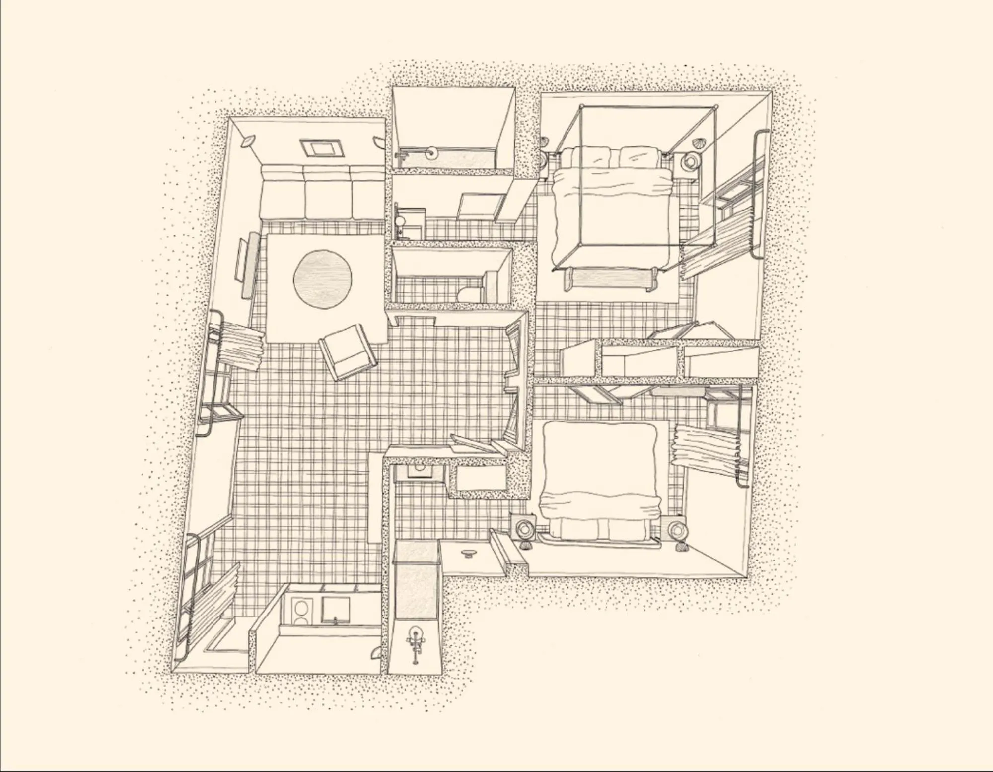 Bird's eye view in Portella Palma