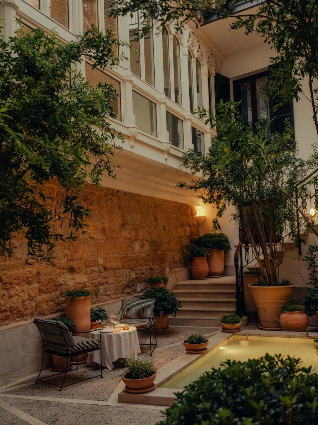 Garden view in Portella Palma