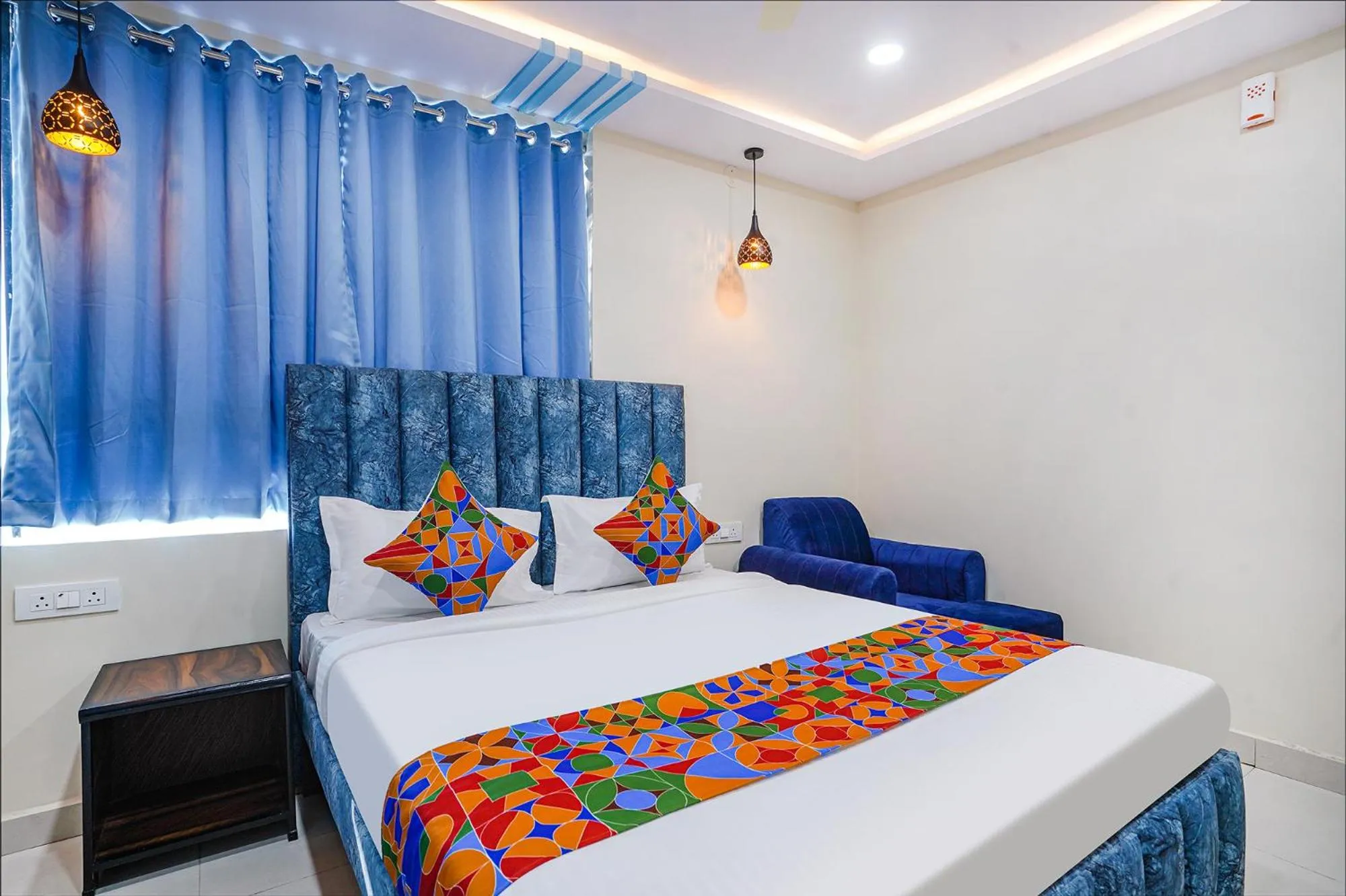 Bed in FabHotel Grand Broholic - Nr Hitech City