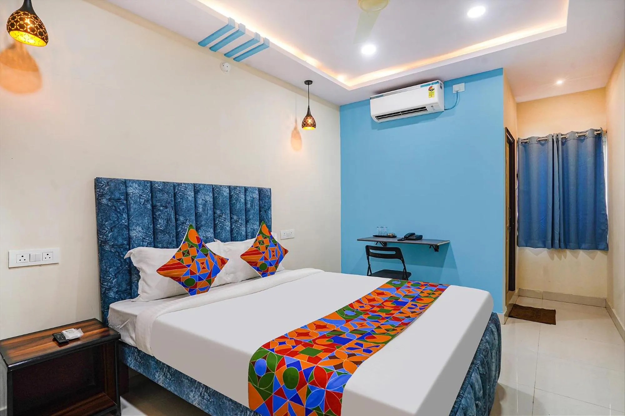 Bed in FabHotel Grand Broholic - Nr Hitech City