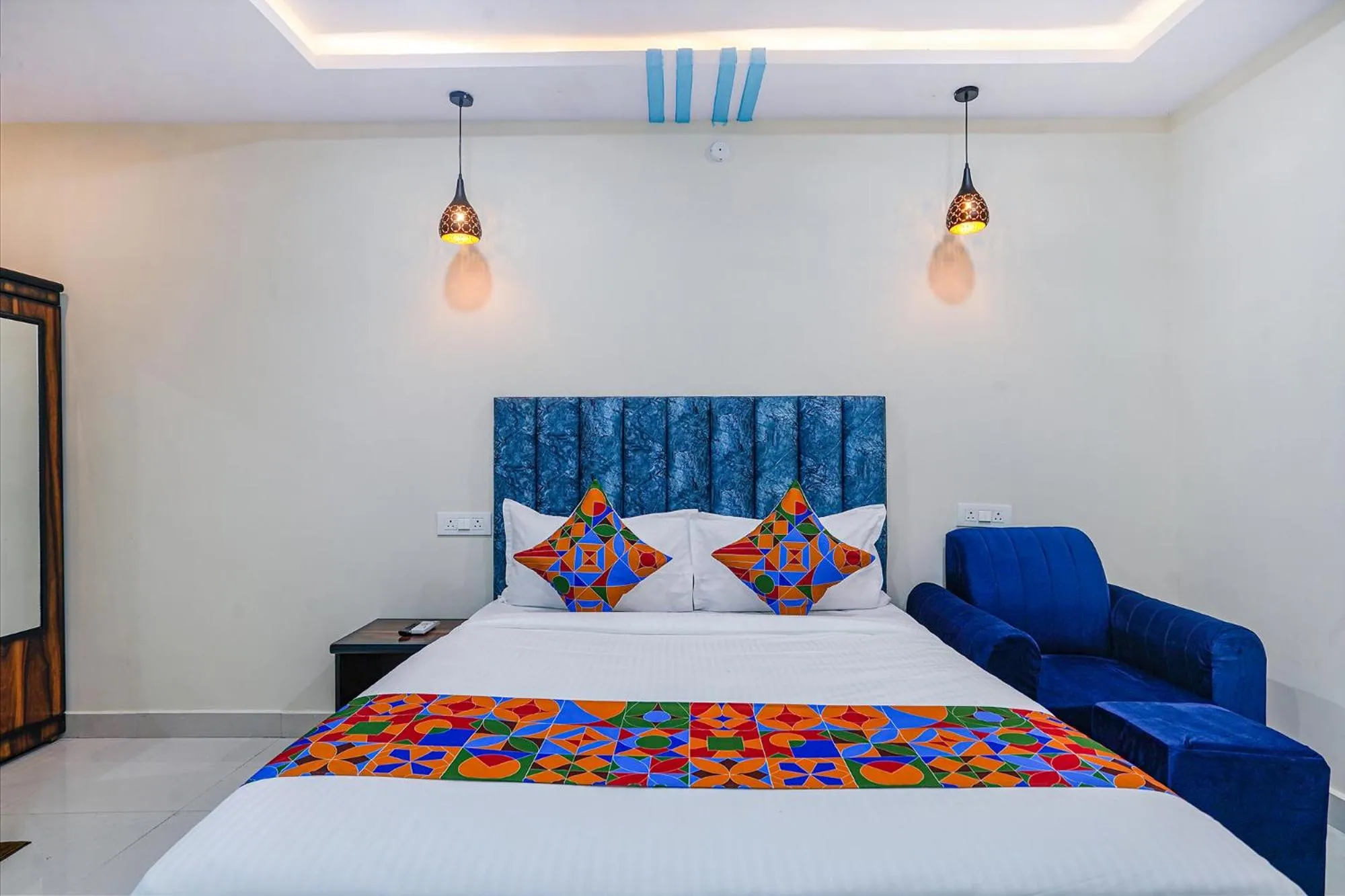 Bed in FabHotel Grand Broholic - Nr Hitech City